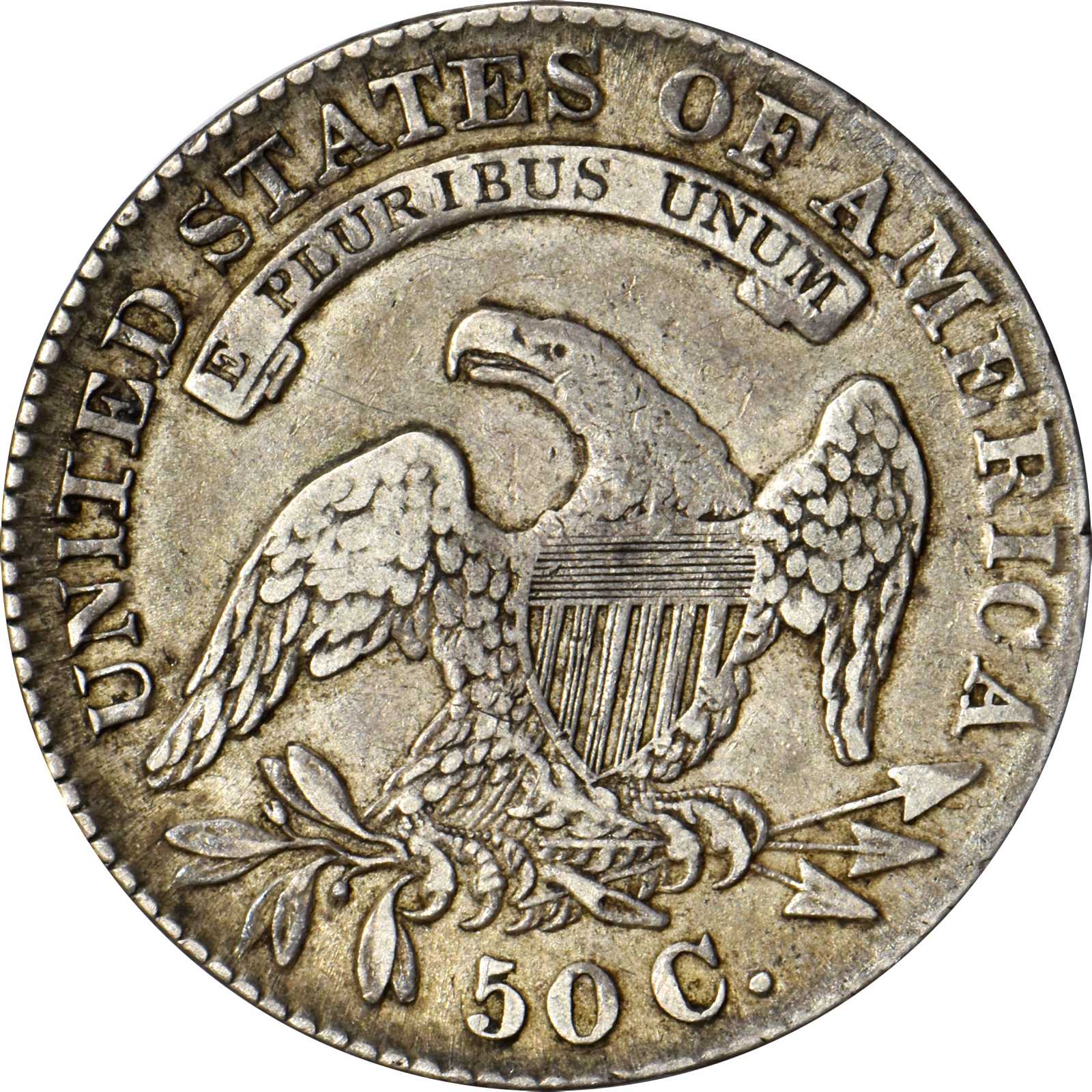 image for: 1830 Capped Bust Half Dollar. O-111. Rarity-2. Small 0. VF-30 (PCGS).