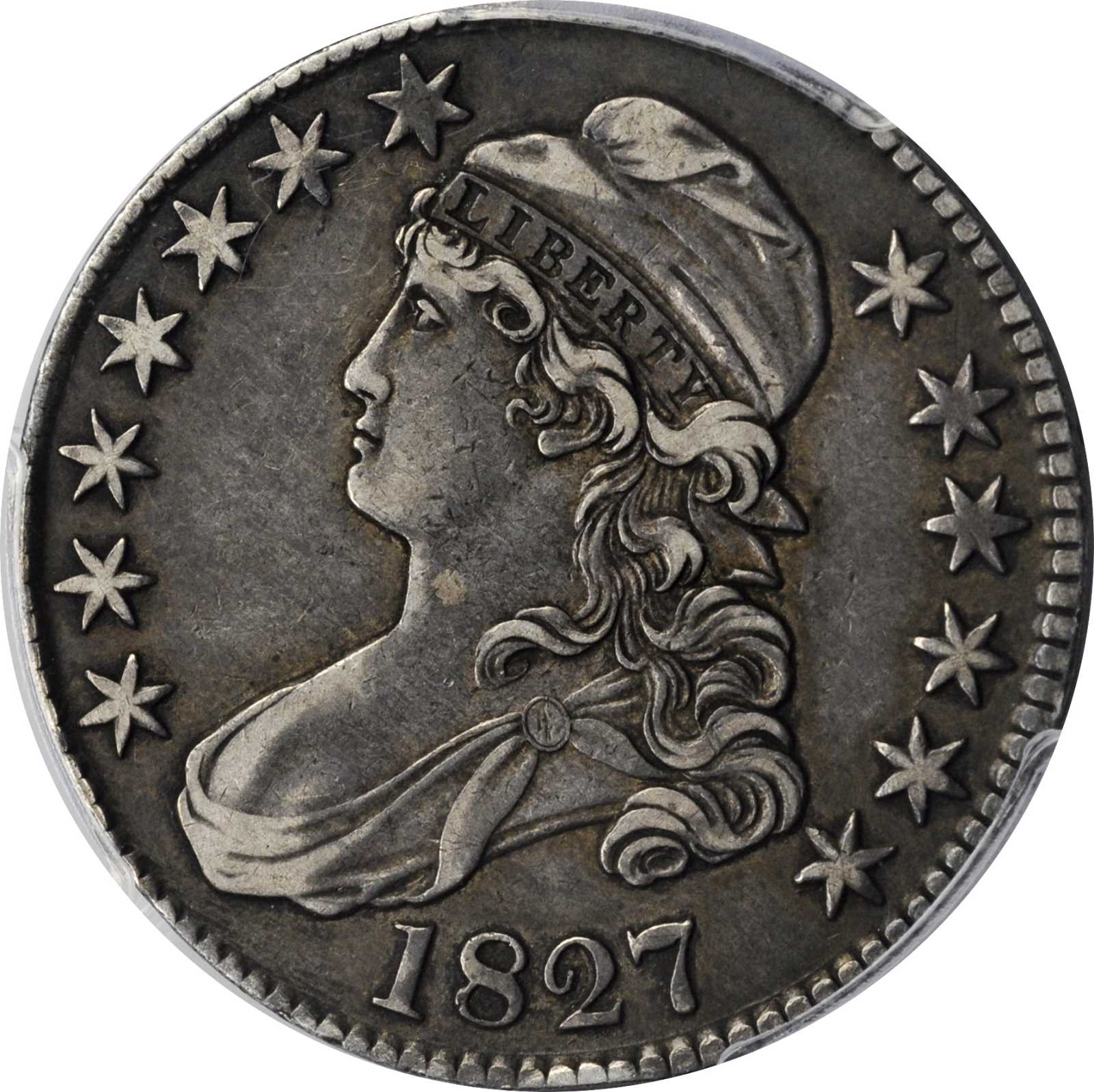 1827 50c Square Base 2, O-120 MS