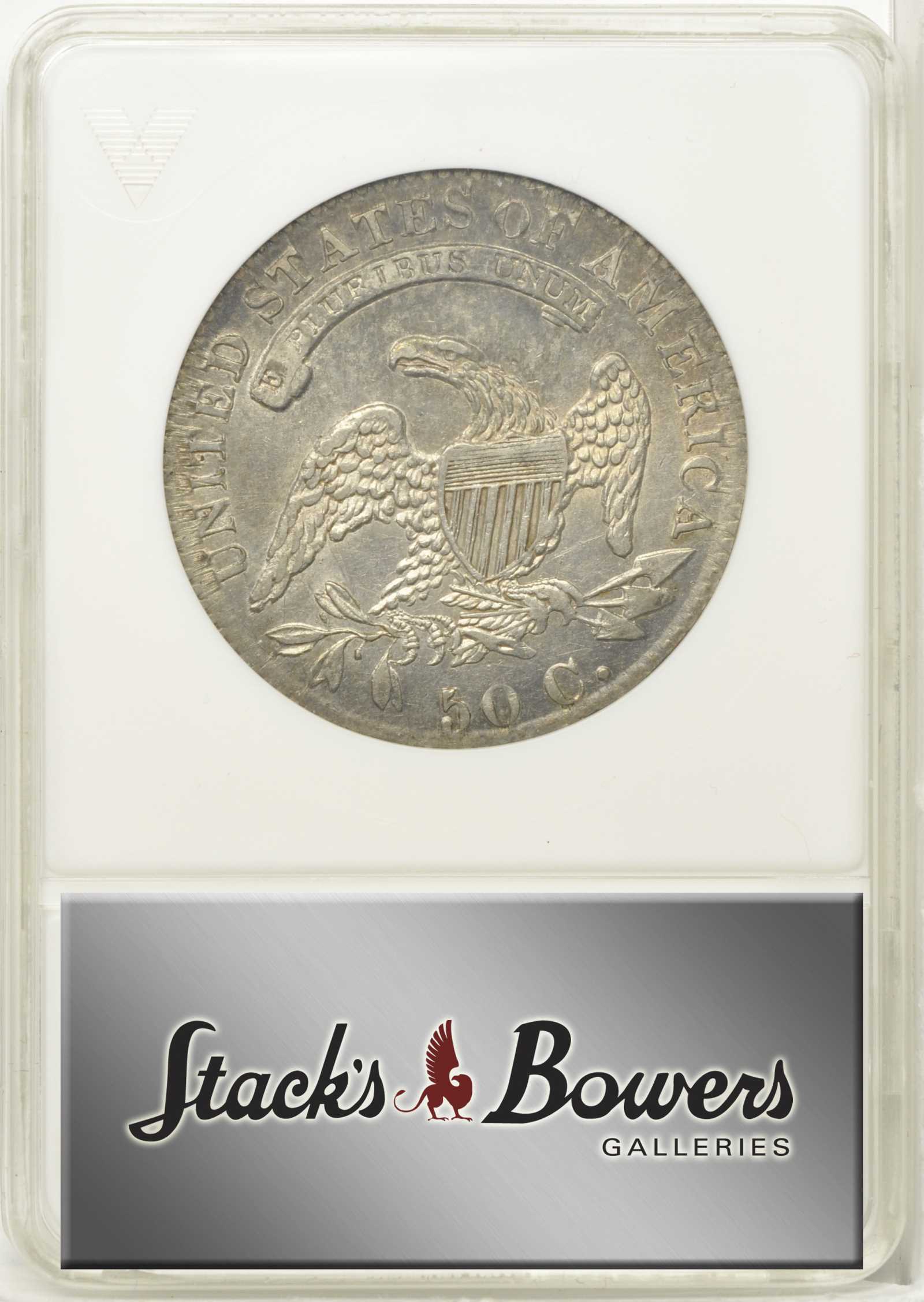 image for: 1832 Capped Bust Half Dollar. O-102a. Rarity-3. Small Letters. EF-40 (ANACS). OH.
