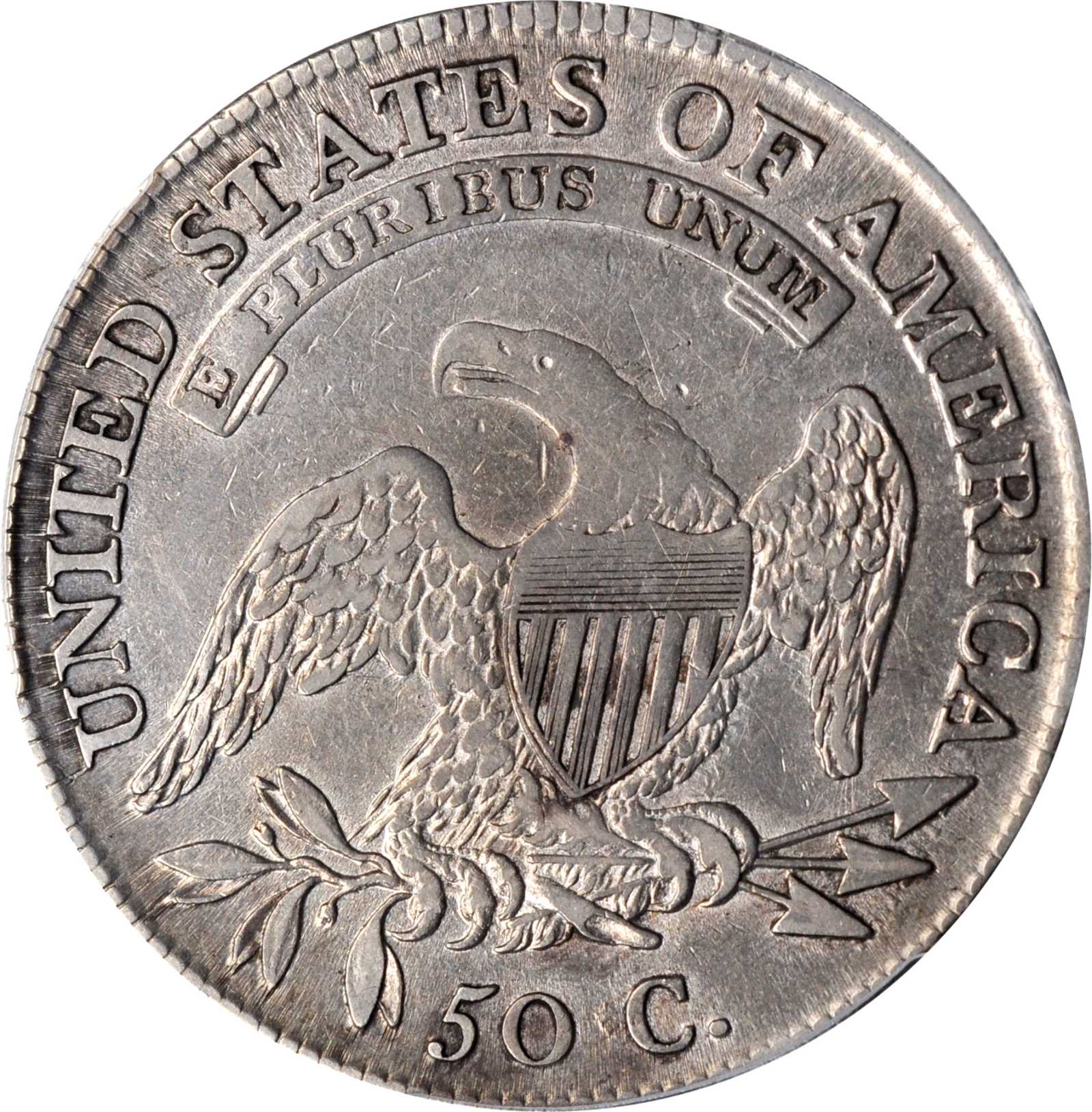 image for: 1809 Capped Bust Half Dollar. O-108. Rarity-4+. IIIII Edge. VF-35 (PCGS).
