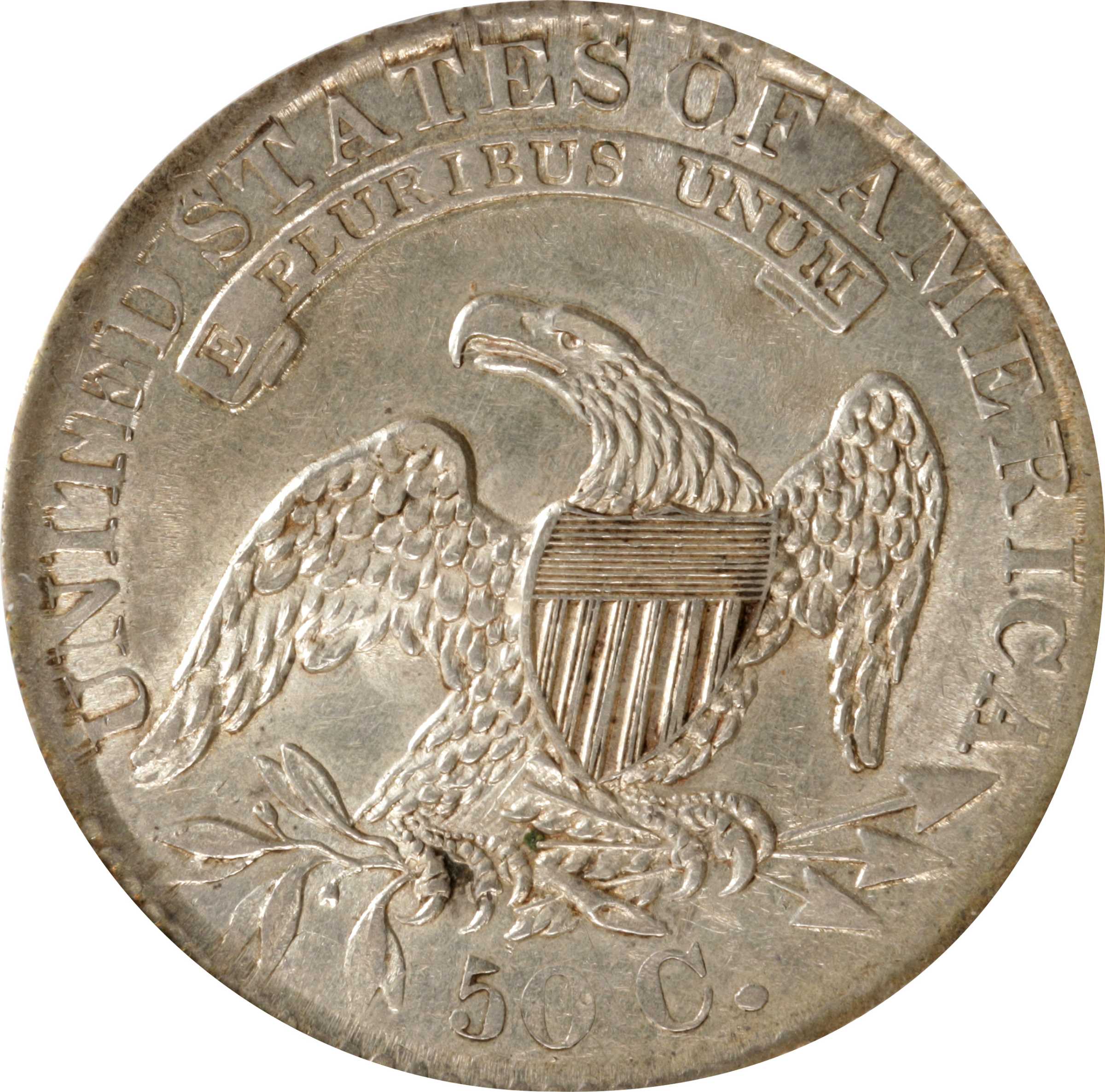 1832 50c Small Letters, O-105a G4 CAC thumbnail 2