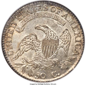image for: 1812 50C Large 8, O-105a, R.2, MS66 NGC....