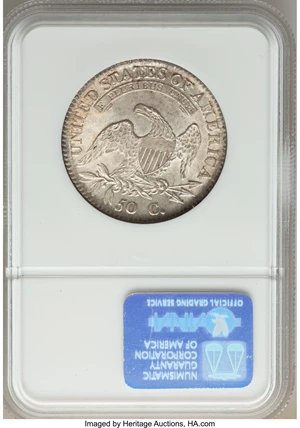 image for: 1812 50C Large 8, O-105a, R.2, MS66 NGC....