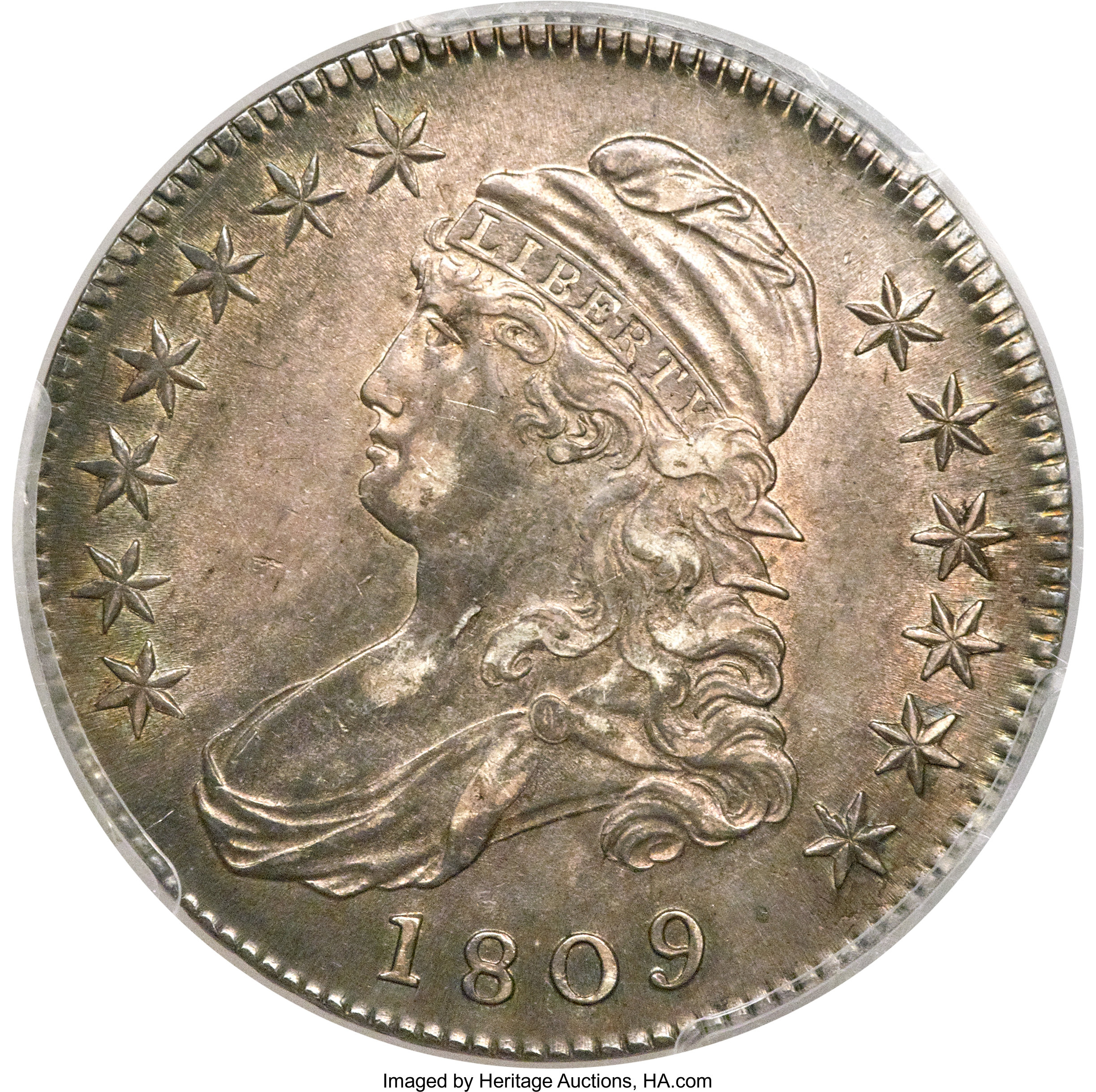 1809 50c III Edge, O-109 MS