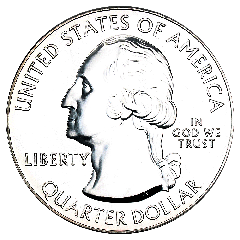 image for: 2010 Yellowstone NP 5oz Silver 25c PCGS MS69 (First Strike  Mercanti Signature)