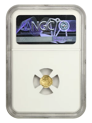 image for: 1868 Cal. Gold 25c NGC MS66 (BG-806)