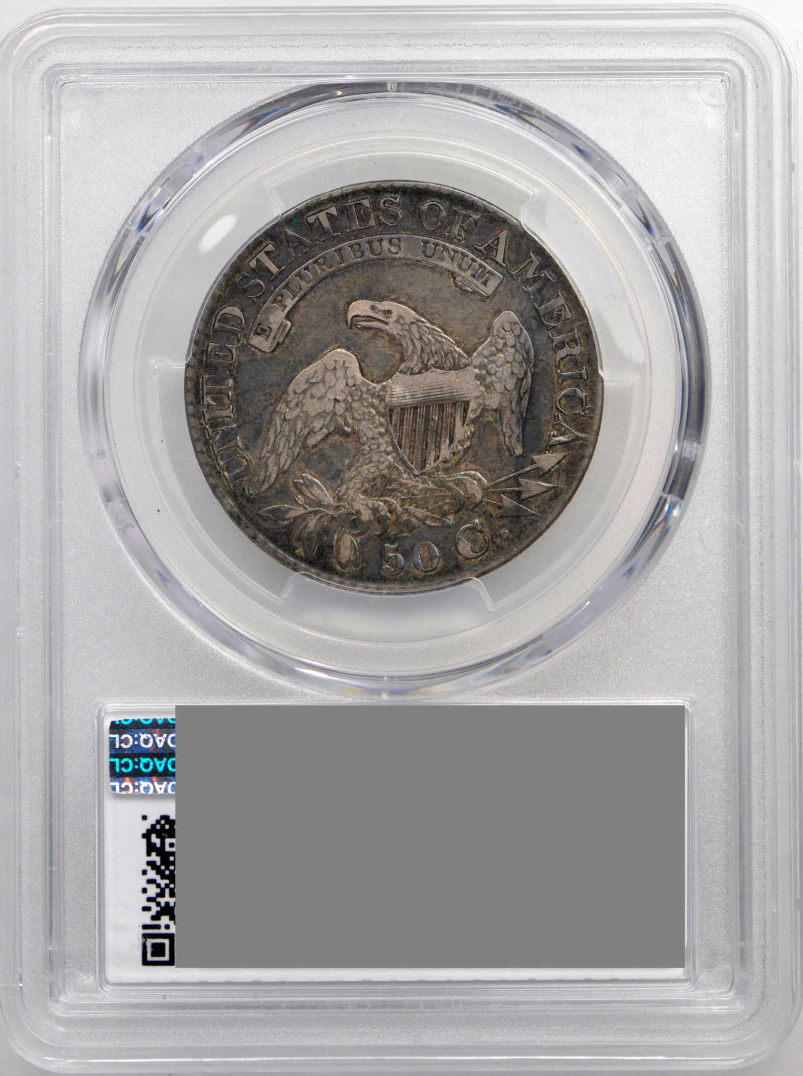 image for: 1828 Capped Bust Half Dollar. O-123a. Rarity-5+. Square Base 2, Small 8s, Large Letters. VF-35 (PCGS). CAC.