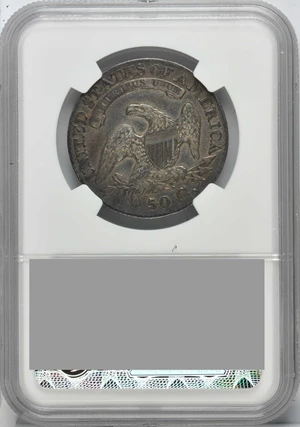image for: 1827 Capped Bust Half Dollar. O-141. Rarity-3. Square Base 2. EF-40 (NGC).