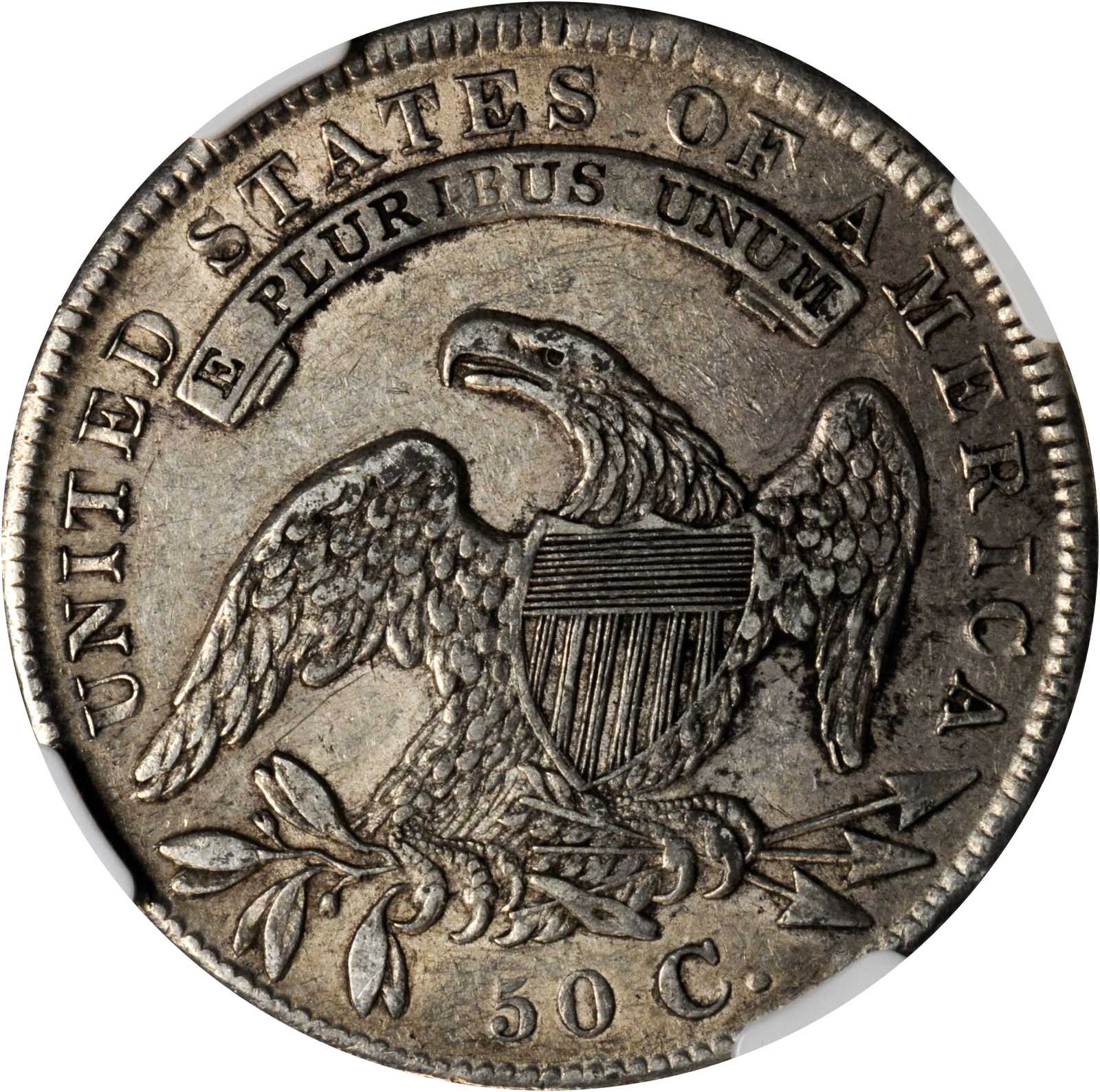 image for: 1834 Capped Bust Half Dollar. O-108. Rarity-2. Large Date, Small Letters. EF-45 (NGC).
