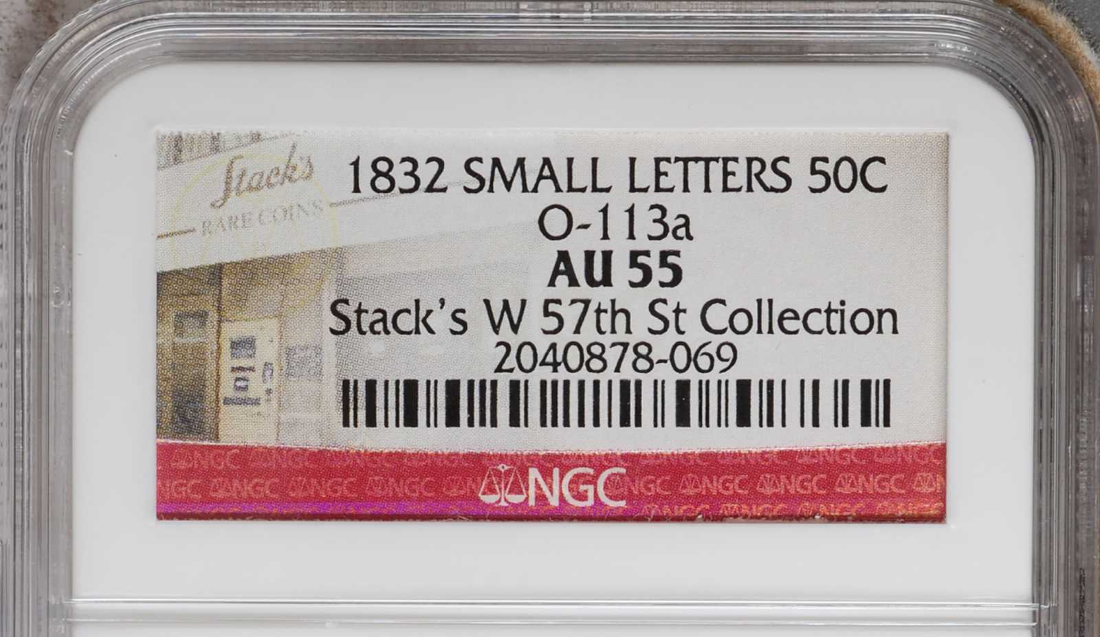 1832 50c Small Letters, O-113a AG3 thumbnail 16