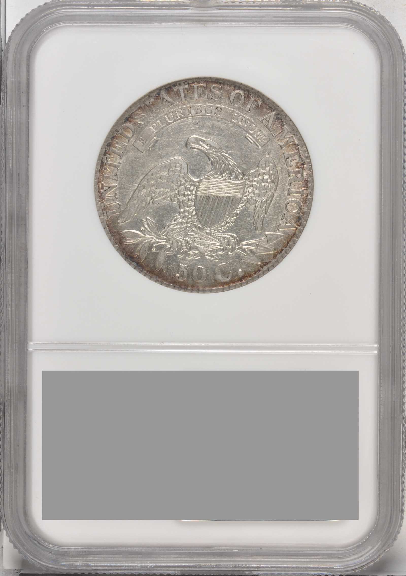 image for: 1828 Capped Bust Half Dollar. O-107. Rarity-2. Curl Base Knob 2. EF-45 (NGC).