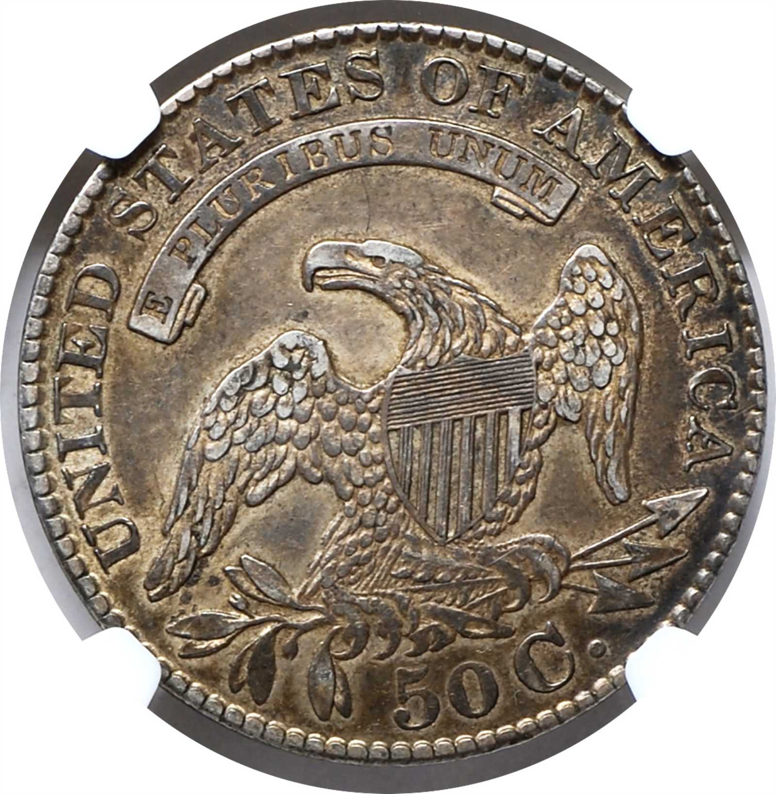 image for: 1829 Capped Bust Half Dollar. O-112. Rarity-1. Small Letters. EF-45 (NGC).