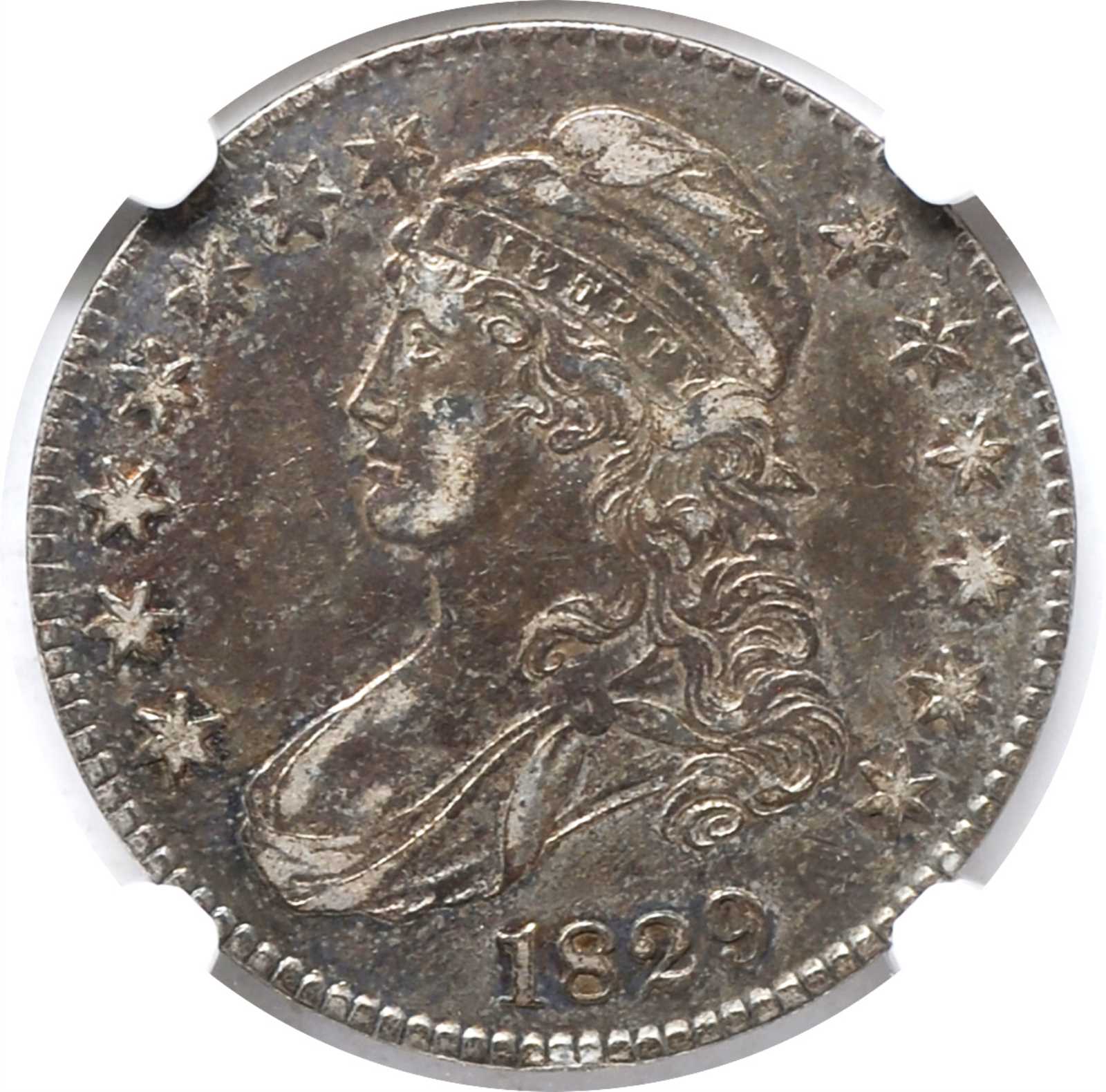 image for: 1829 Capped Bust Half Dollar. O-112. Rarity-1. EF-40 (NGC).