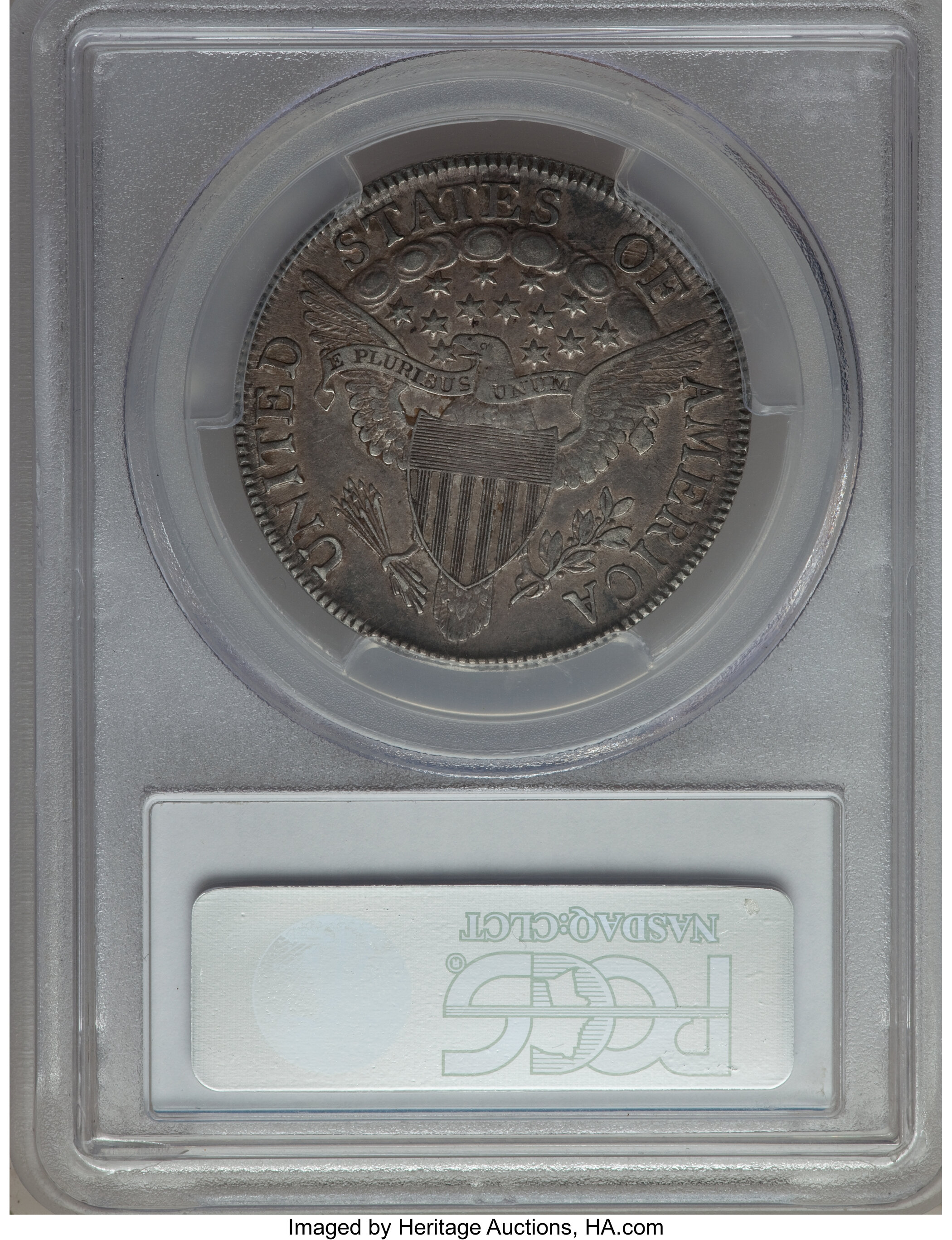 image for: 1807 50C Draped Bust, O-103, T-11, R.3, XF45 PCGS....