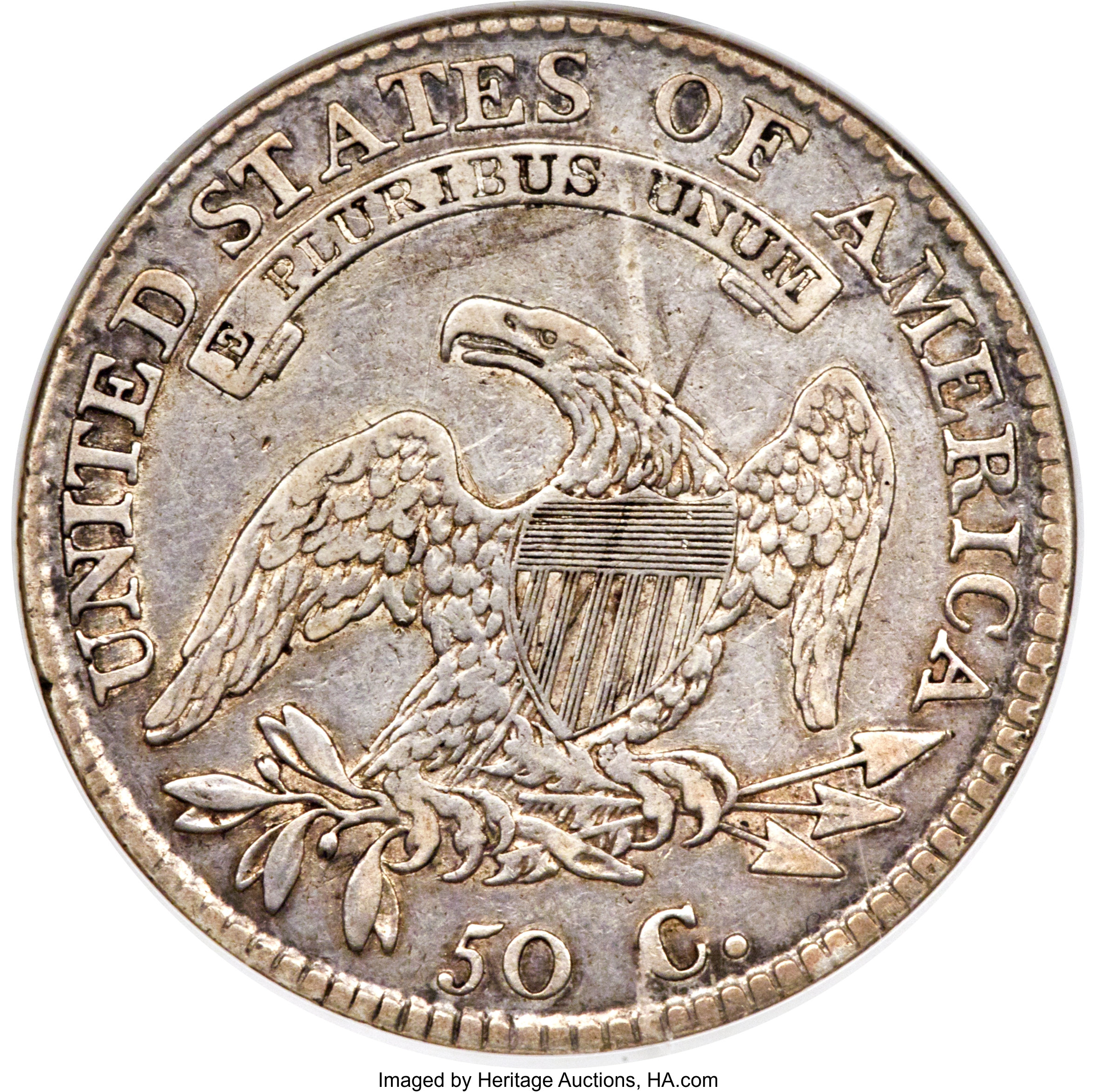 image for: 1812/1 50C Large 8, O-101a, R.5, VF25 NGC....