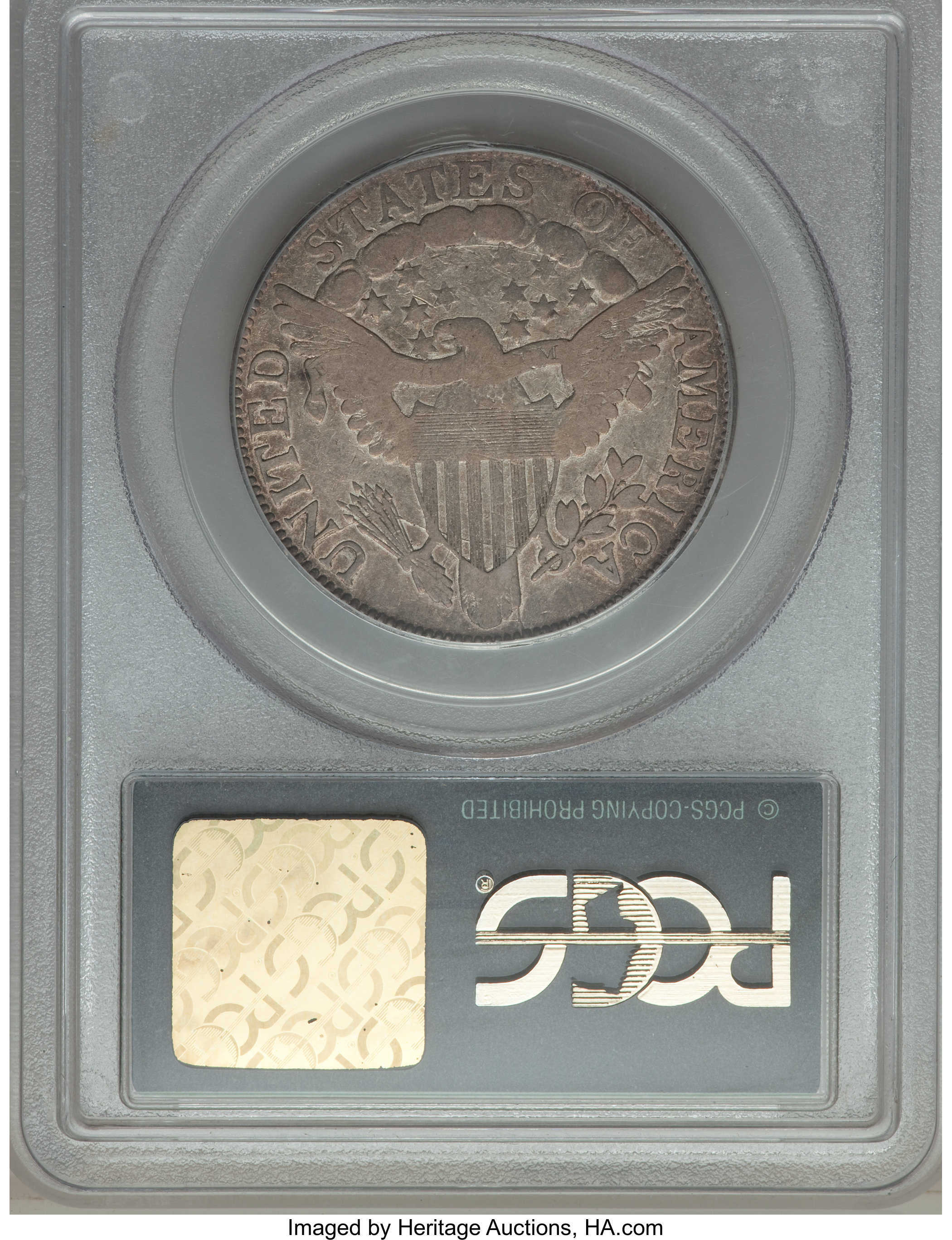 image for: 1805 50C O-109a, T-14, Low R.4, VF20 PCGS. CAC. PCGS Population: (2/5). NGC Census: (2/7). VF20. From The Merrill Col...