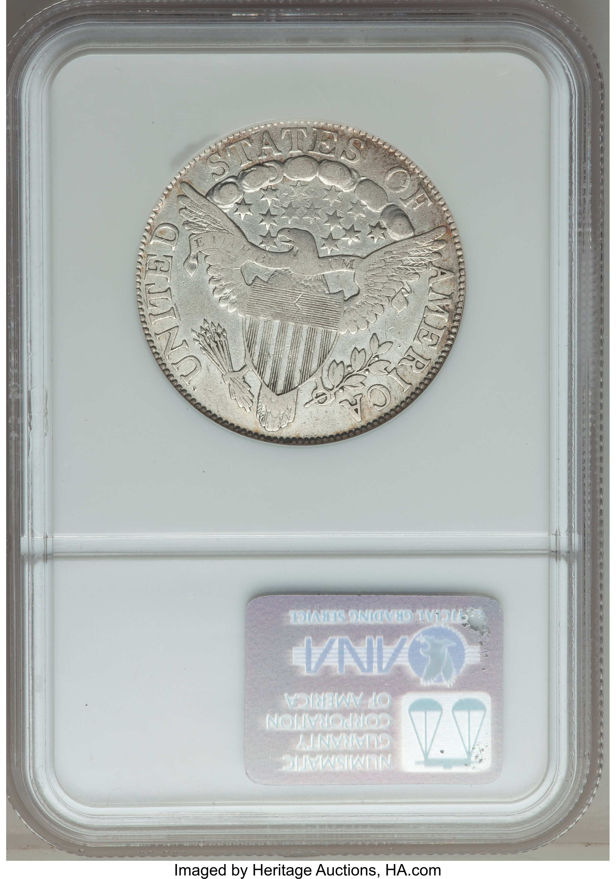image for: 1805 50C O-109a, T-14, Low R.4, VF25 NGC. NGC Census: (0/7). PCGS Population: (1/4).  From The Merrill Collection. ...