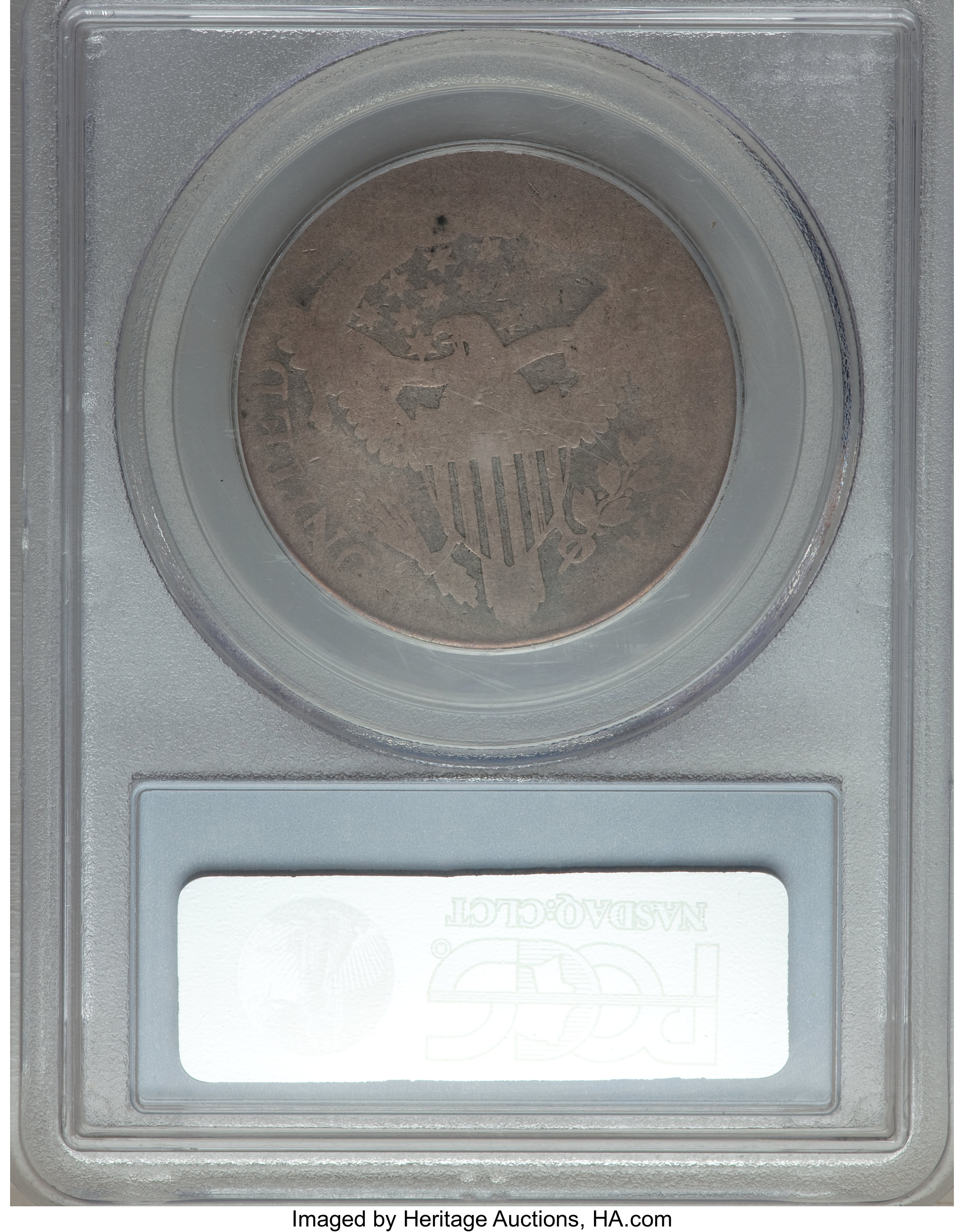 image for: 1806 50C Pointed 6, Stem, O-110, T-10, R.6, Fair 2 PCGS. PCGS Population: (1/6). NGC Census: (0/5).  From The Merrill...