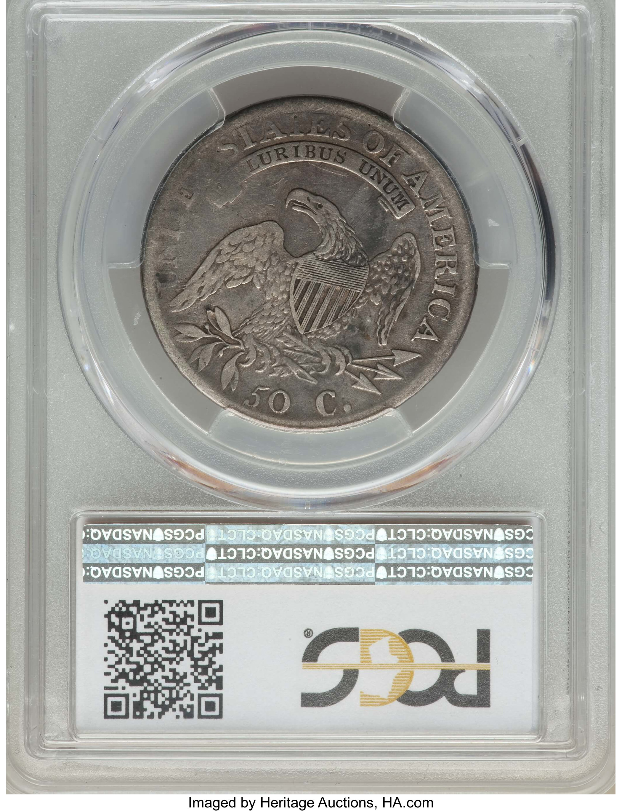 image for: 1813 50C O-106a, R.2, VF25 PCGS. PCGS Population: (2/12). NGC Census: (0/11).  ...