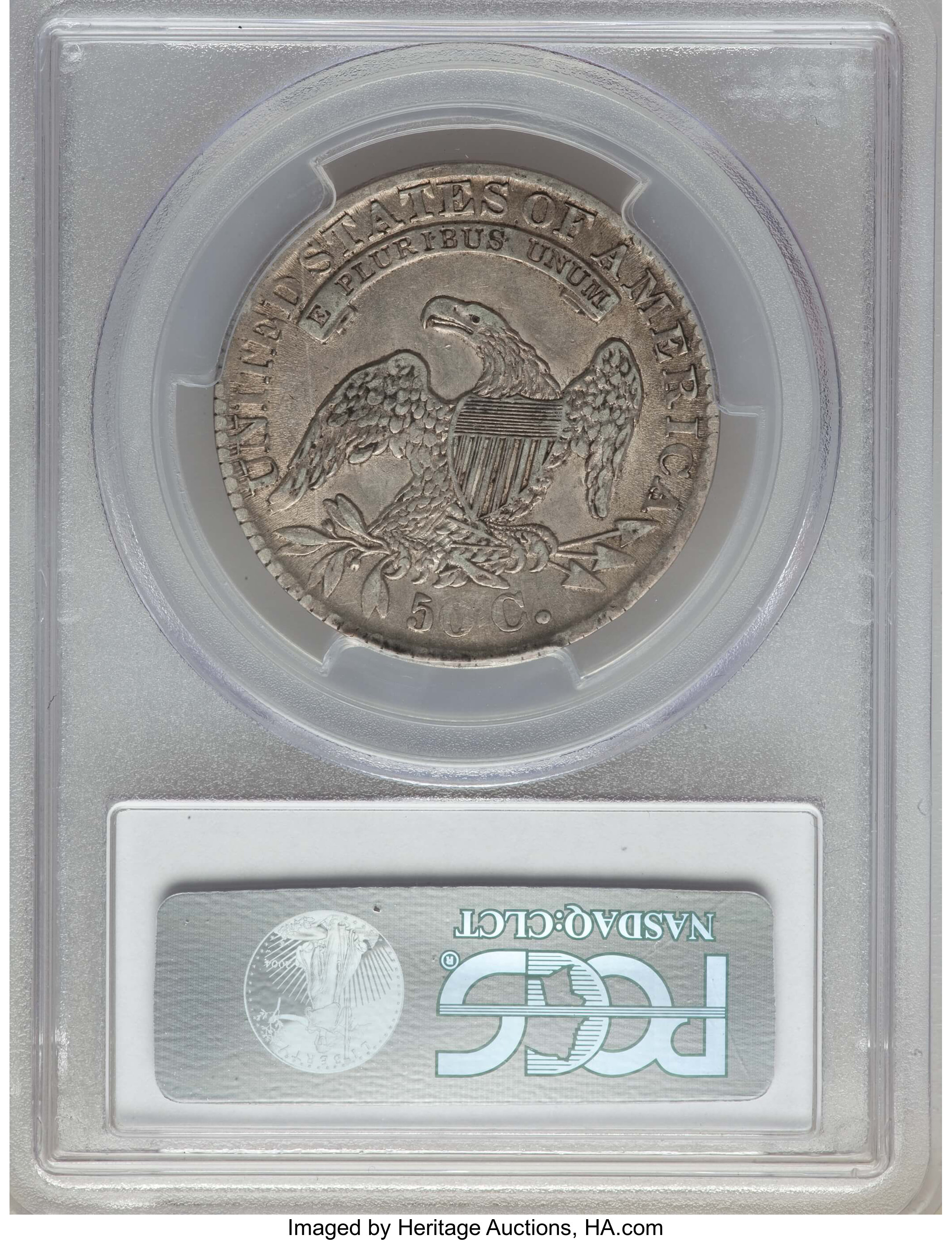 1832 50c Small Letters, O-105a G4 CAC thumbnail 13