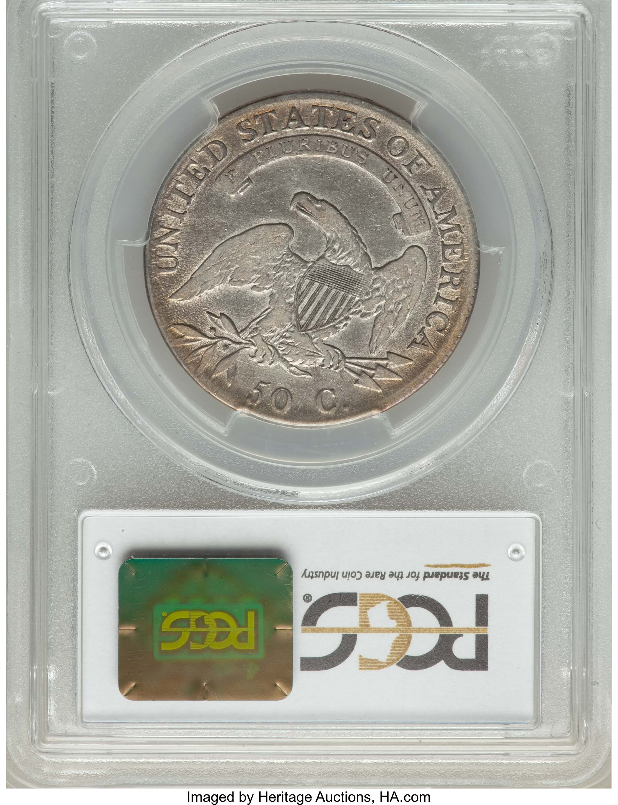 image for: 1808 50C O-107a, R.2, VF35 PCGS. PCGS Population: (2/7). NGC Census: (0/12).  ...
