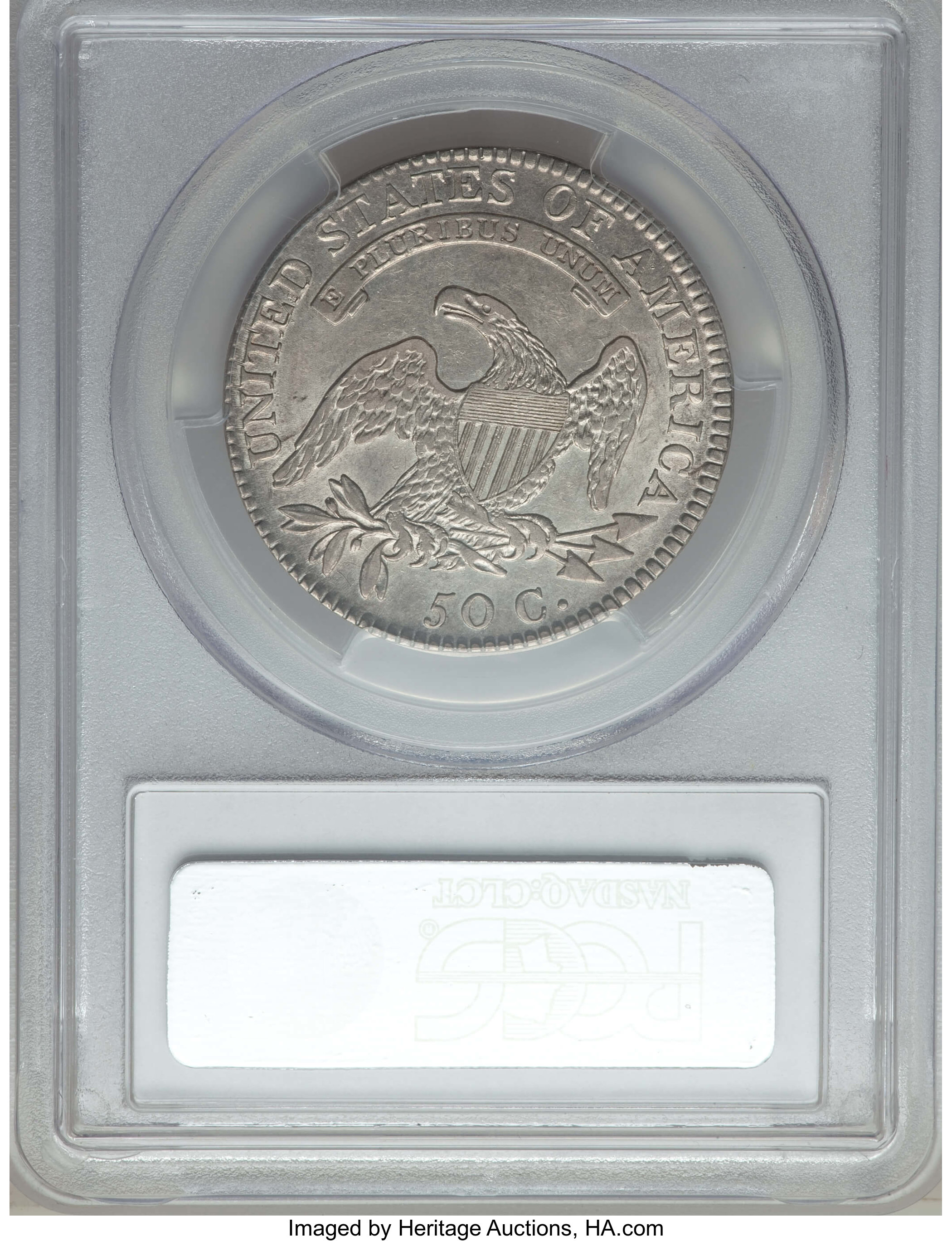 image for: 1818 50C O-113, R.3, XF45 PCGS. PCGS Population: (4/4). NGC Census: (1/3). XF45. ...