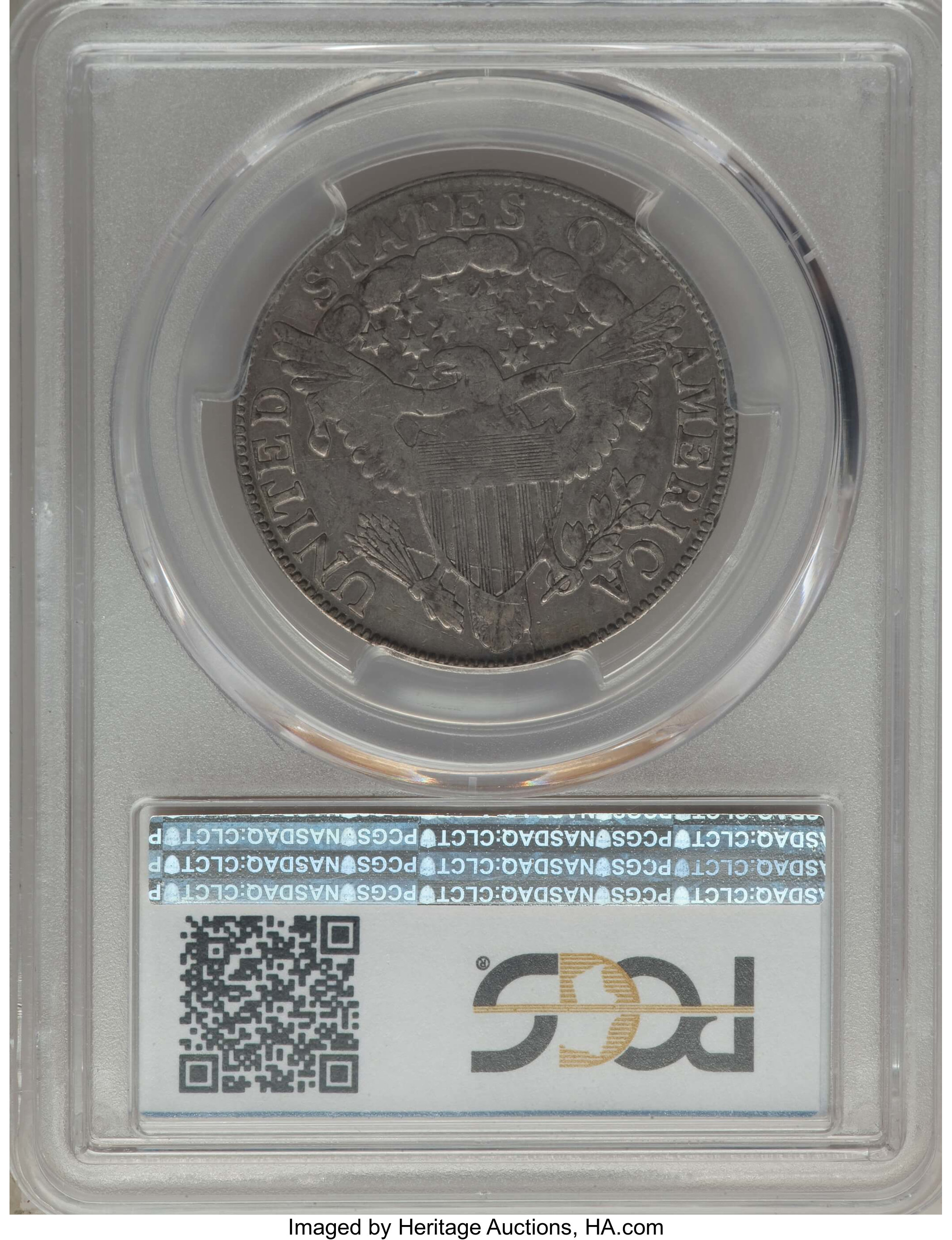 image for: 1805 50C O-109a, T-14, Low R.4, Fine 12 PCGS. PCGS Population: (2/7). NGC Census: (0/11). Fine 12....