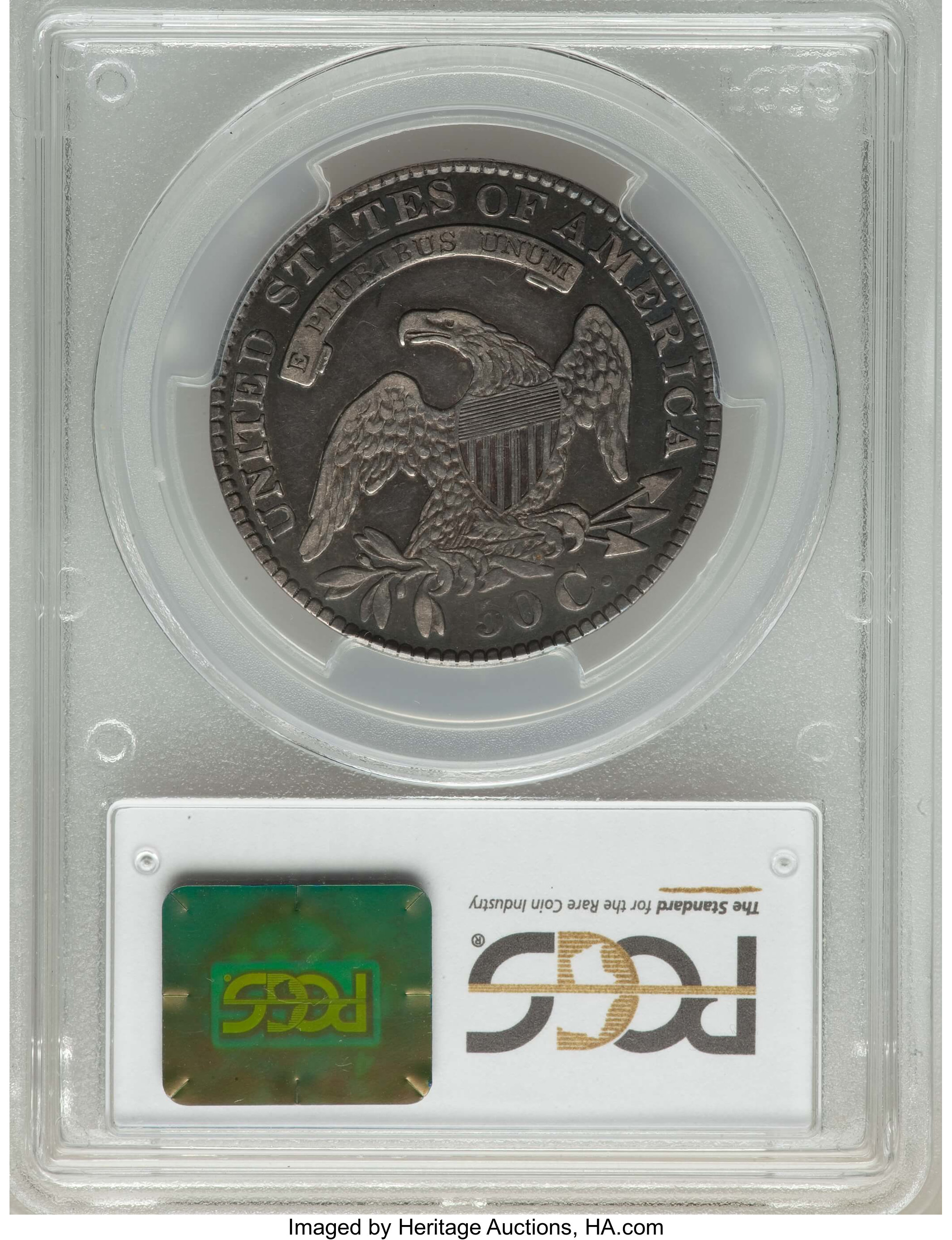image for: 1829/7 50C O-102, R.2, VF30 PCGS. PCGS Population: (4/20). NGC Census: (0/33)....