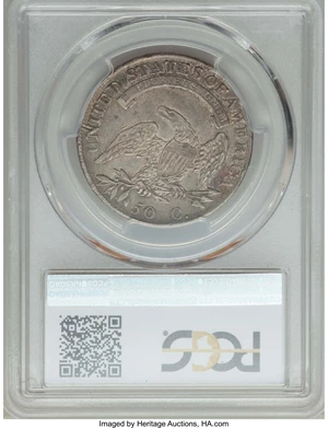 image for: 1808 50C O-106a, R.2, VF25 PCGS. PCGS Population: (1/7). NGC Census: (0/4). From The Loma Linda Collection...