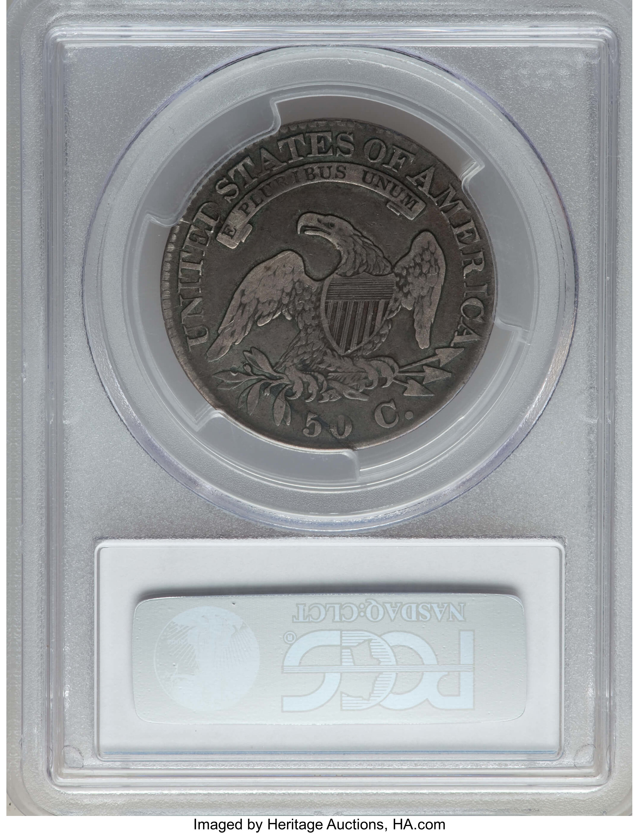 image for: 1825 50C O-108, R.3, VF20 PCGS. PCGS Population: (1/15). NGC Census: (0/15). VF20. ...