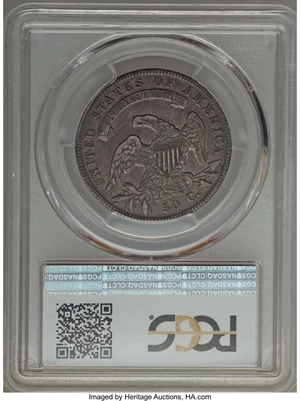 image for: 1836 50C Lettered Edge, O-119, R.3, VF35 PCGS. PCGS Population: (2/12). NGC Census: (0/21). Mintage 6,545,000. From ...