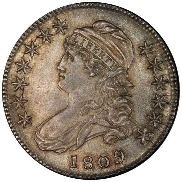 image for: 50C 1809 O-106 PCGS MS64 CAC EX LINK
