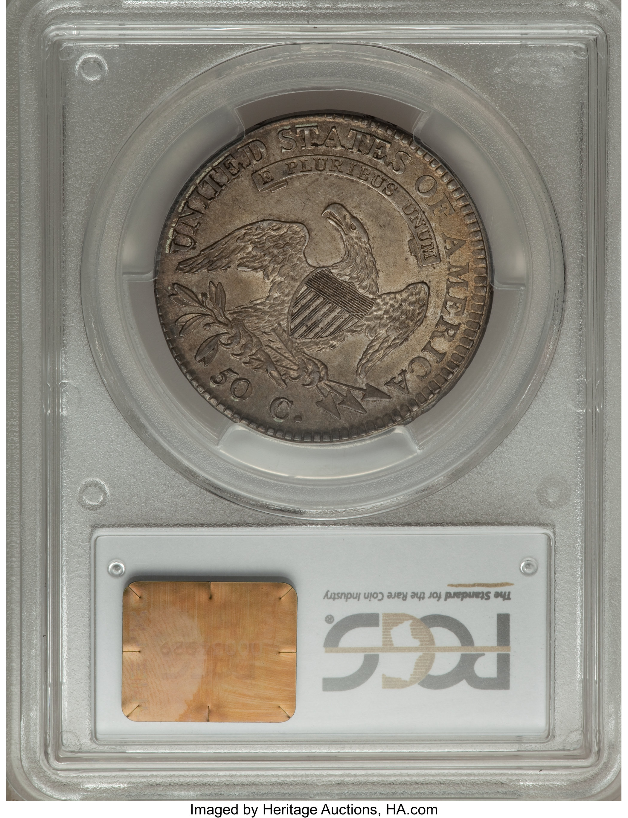 image for: 1812 50C Large 8, O-104, R.1, MS64 PCGS. CAC....
