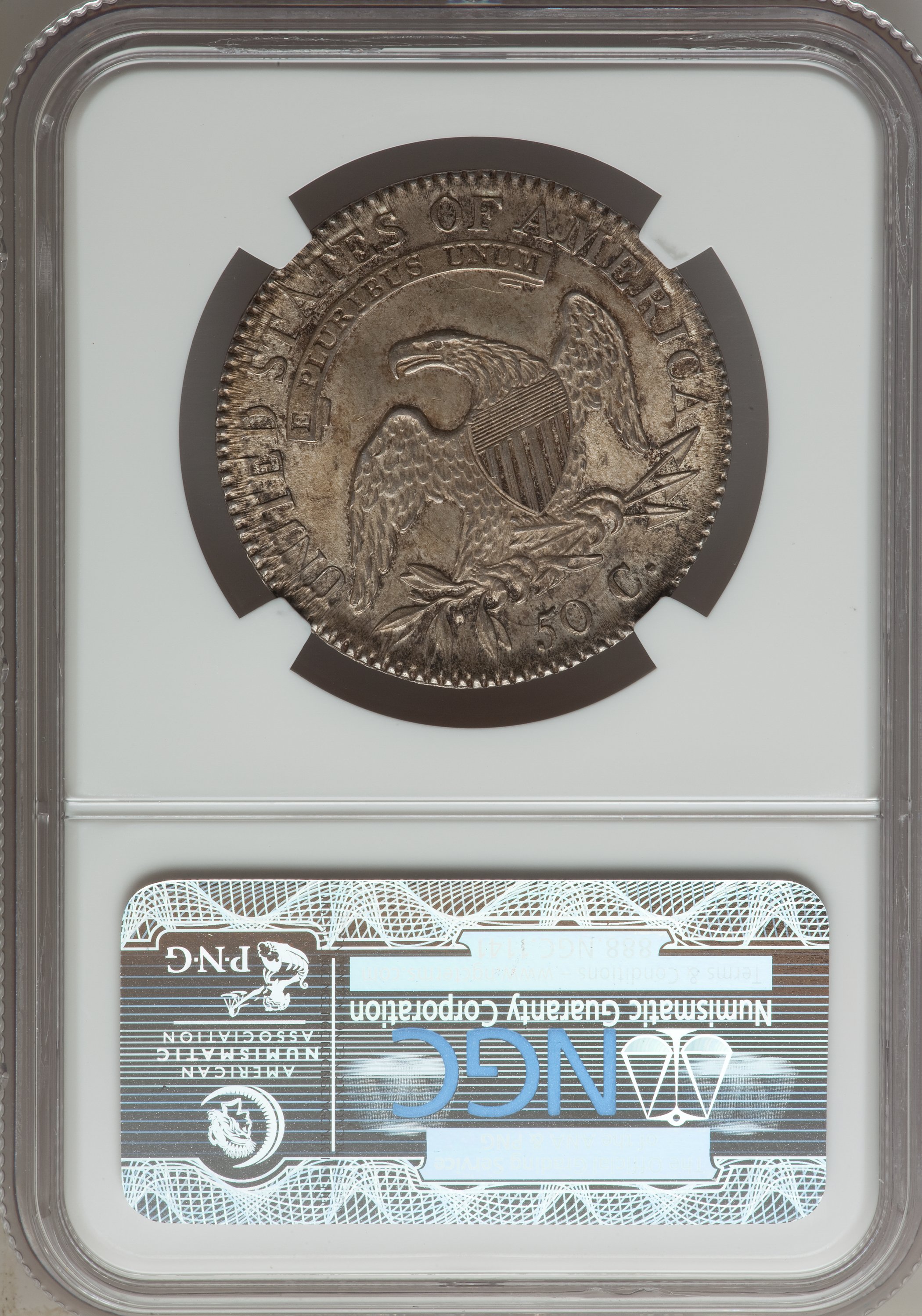 image for: 1817 50C O-103a, R.3, MS61 NGC....
