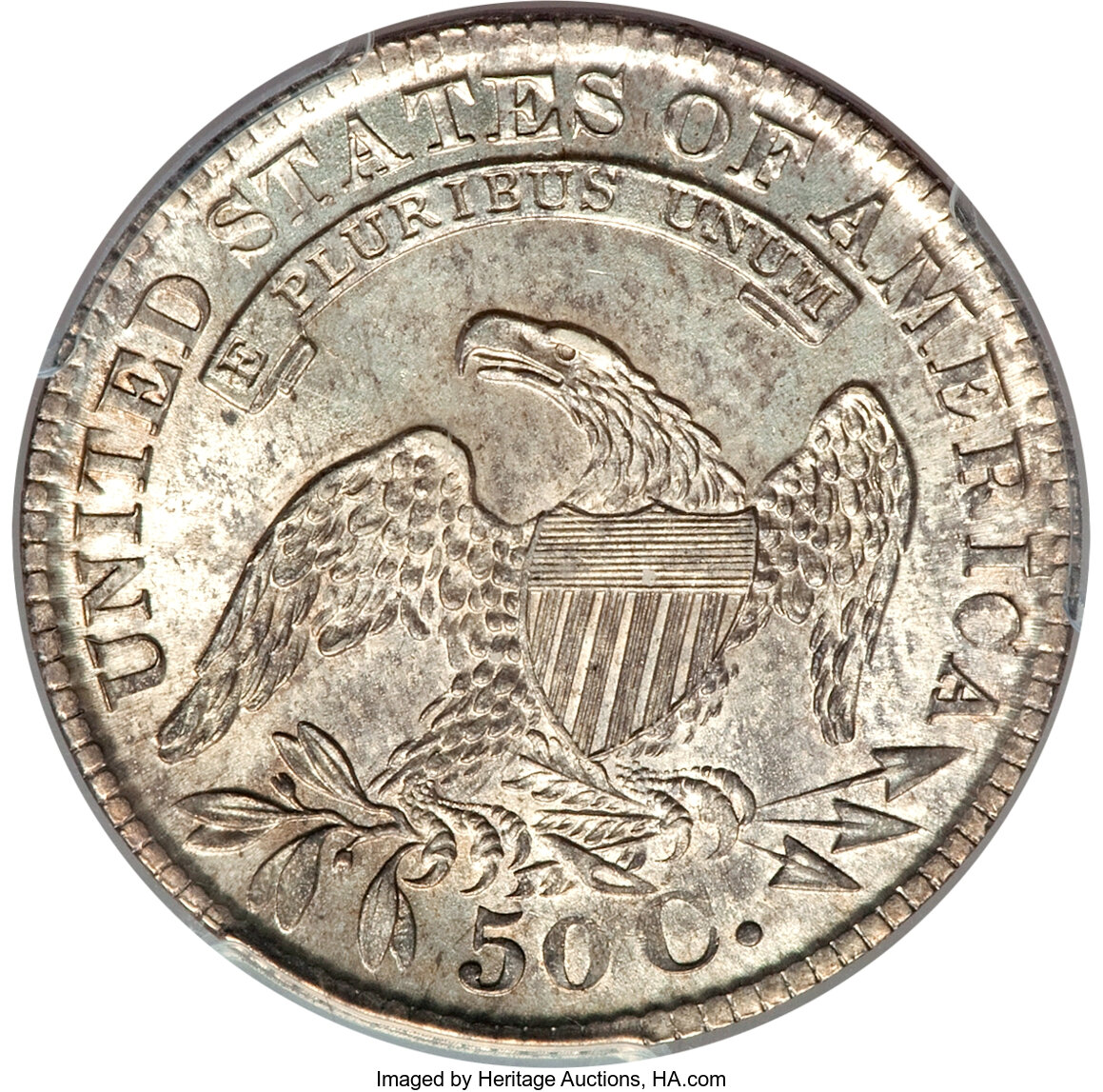 image for: 1829/7 50C O-101, R.1, MS64 PCGS Secure....