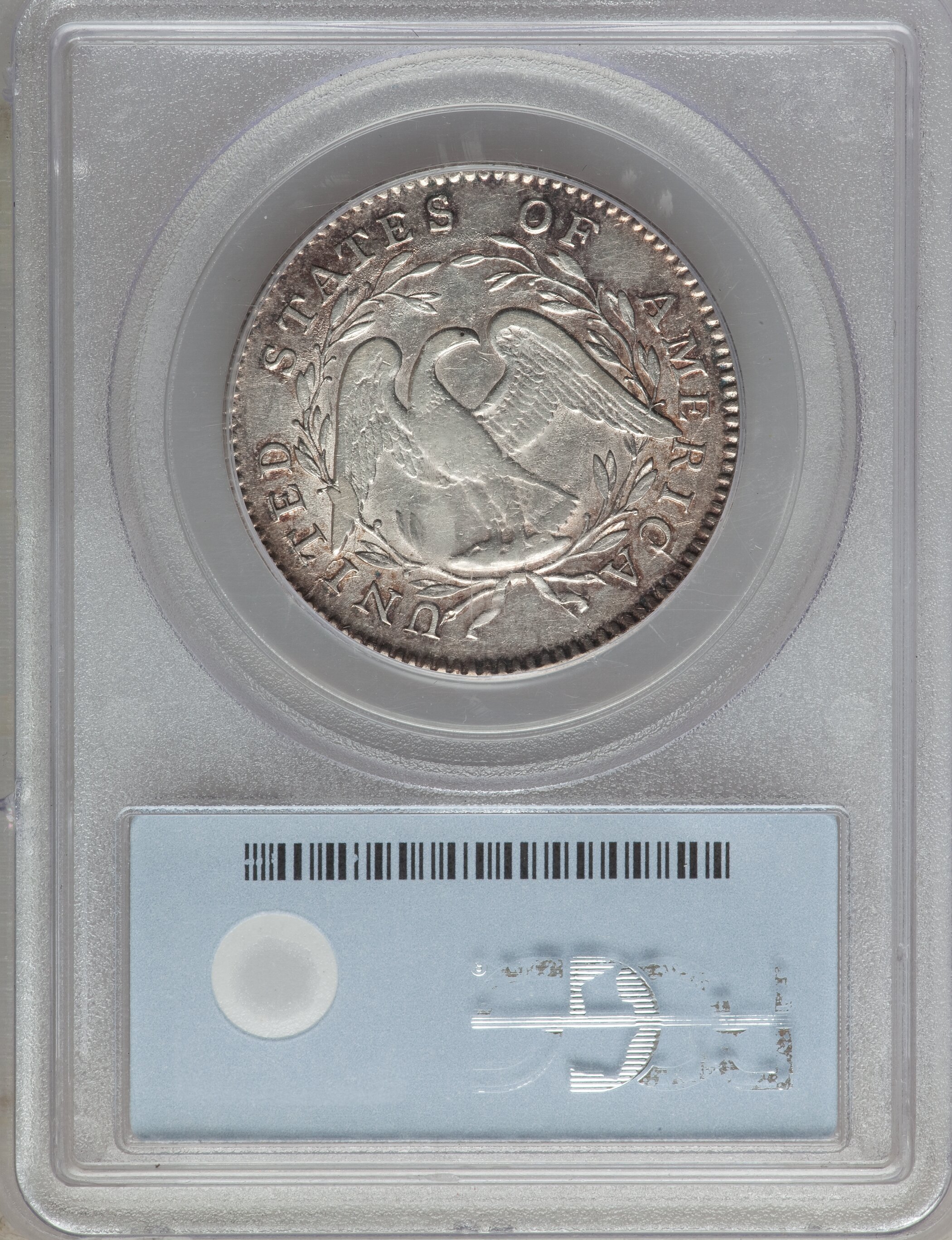 image for: 1795 50C 2 Leaves, O-105a, R.4, XF40 PCGS....