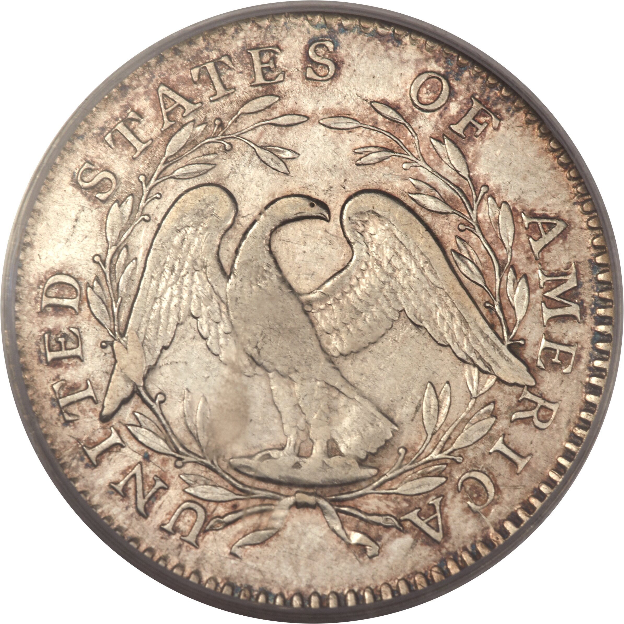 image for: 1795 50C 2 Leaves, O-105a, R.4, XF40 PCGS....