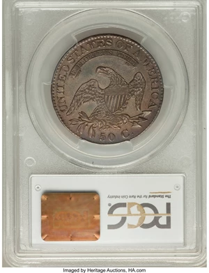 image for: 1826 50C O-110, R.2, AU58 PCGS. CAC....