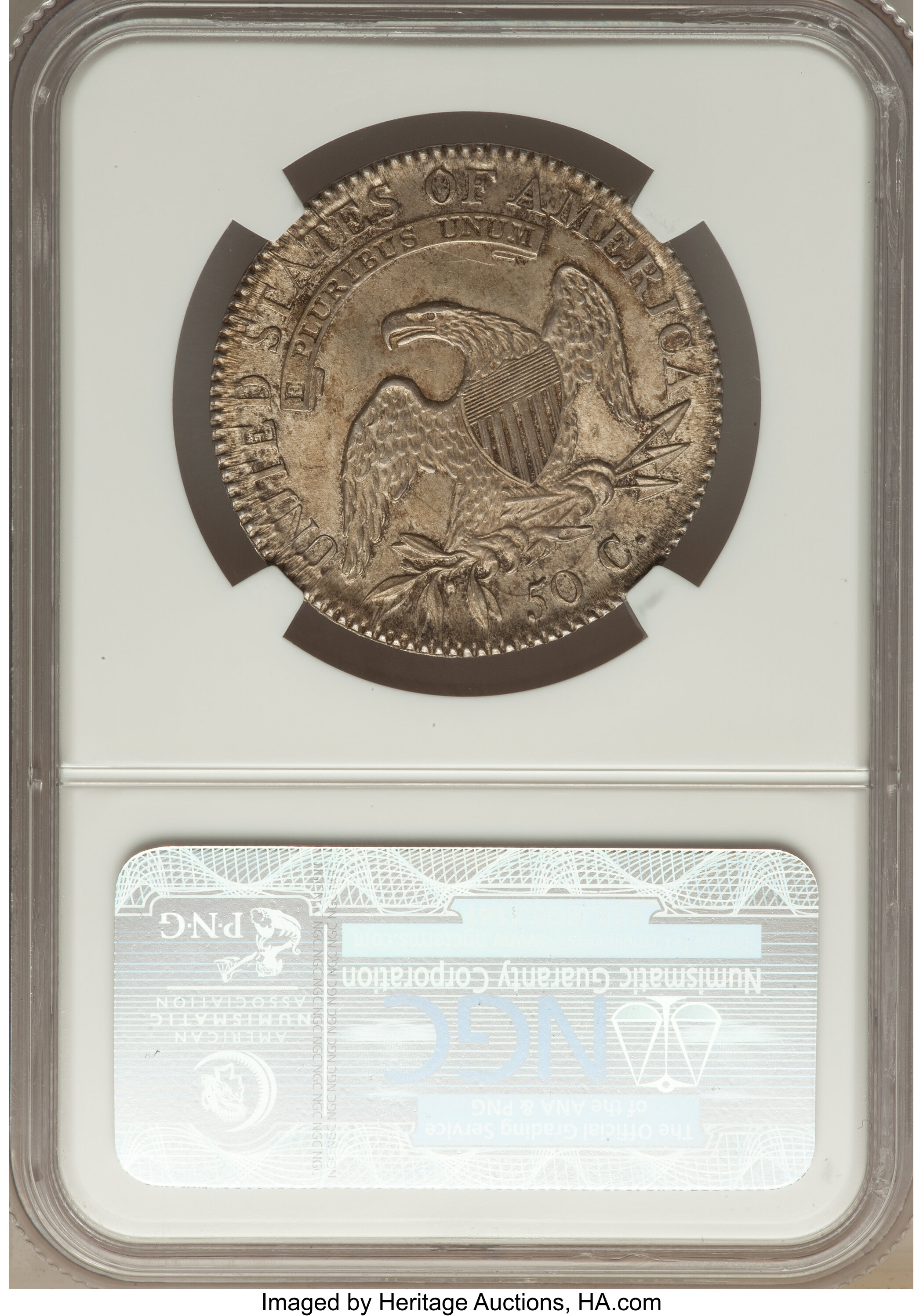 image for: 1817 50C O-103a, R.3, MS61 NGC....