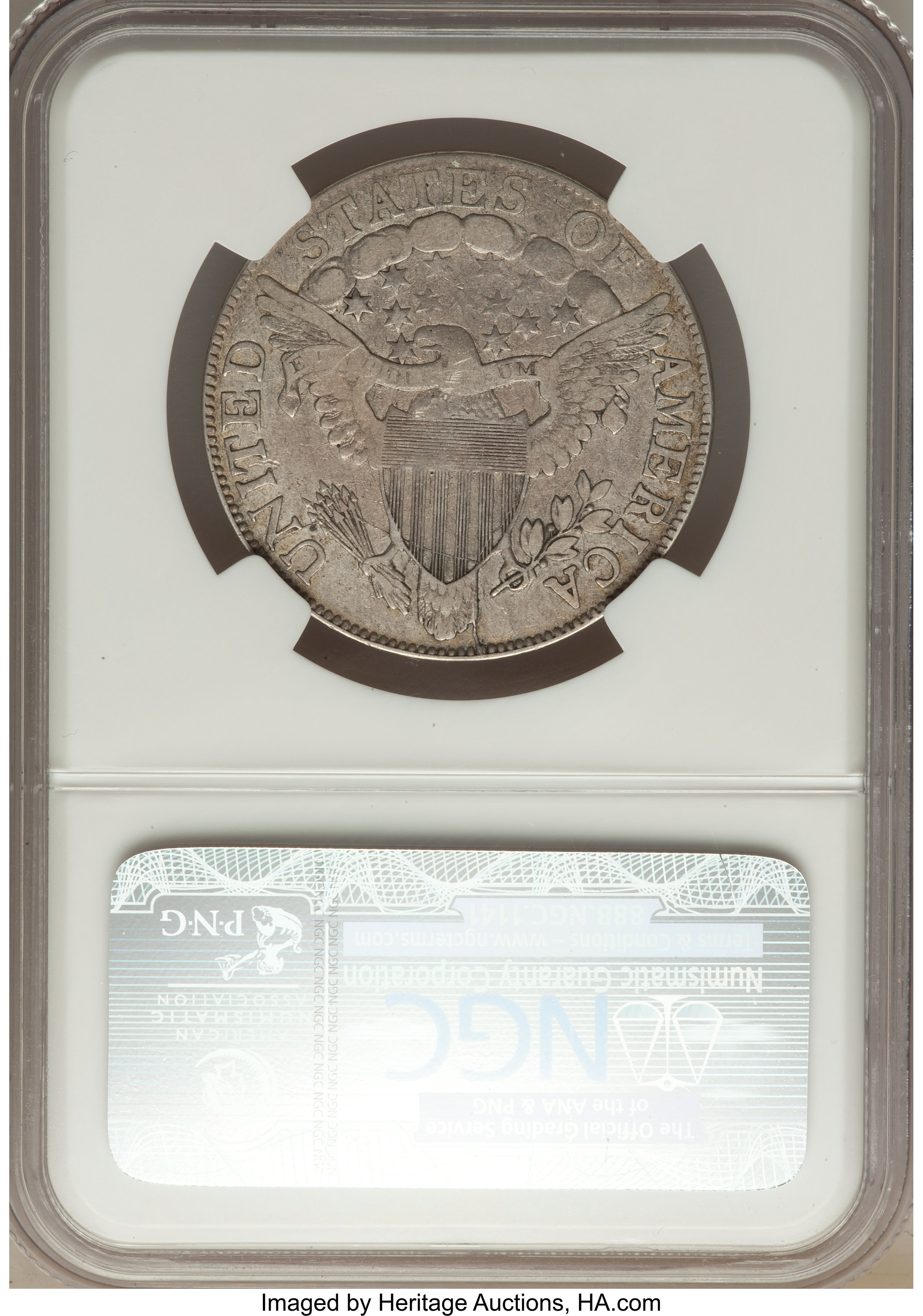 image for: 1805 50C O-109a, R.3, VF30 NGC. NGC Census: (3/3). PCGS Population (0/3).  ...