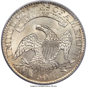 image for: 1826 50C O-112a, R.2, MS64 PCGS....