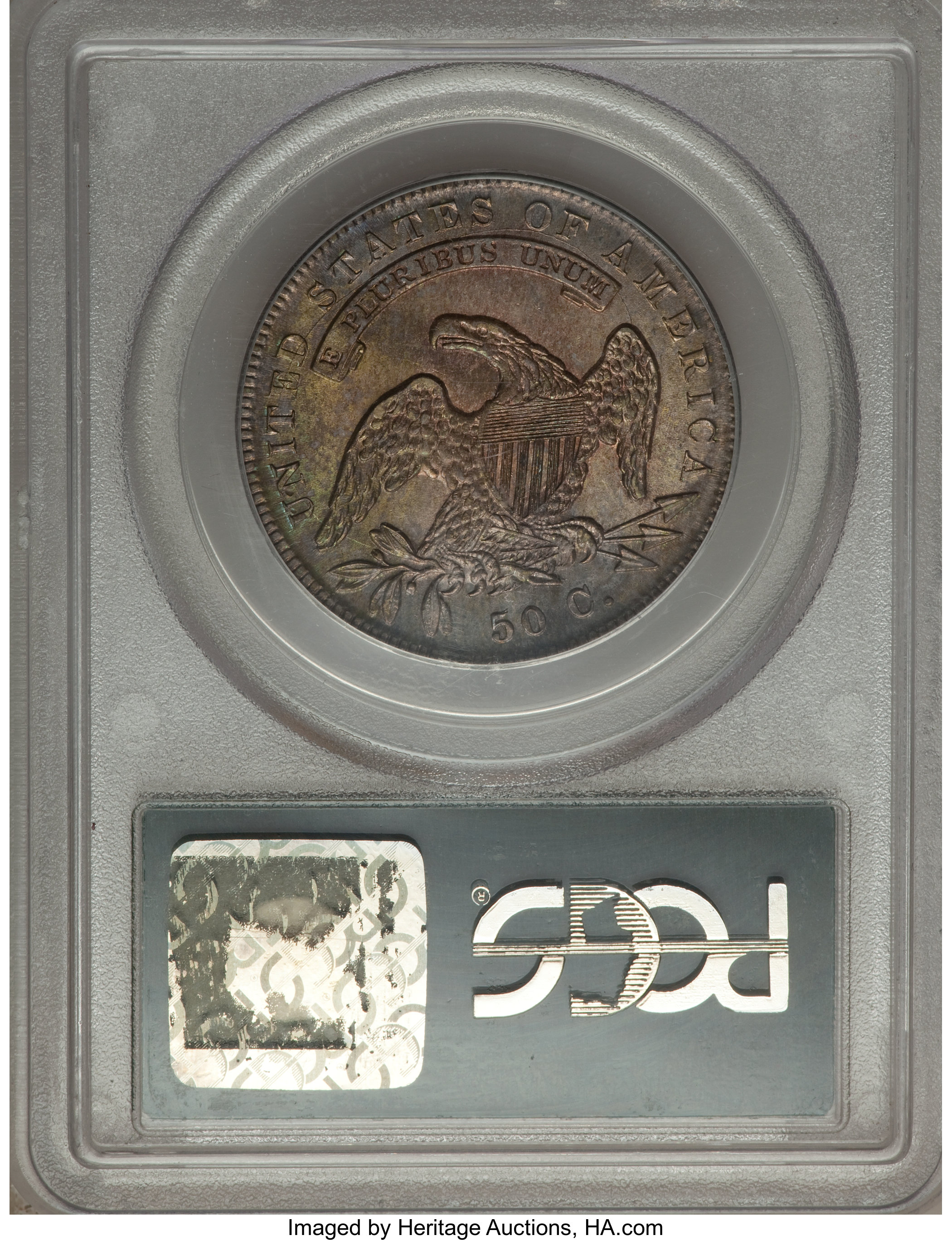 image for: 1836 50C Lettered Edge, O-104a, R.3, MS63 PCGS....
