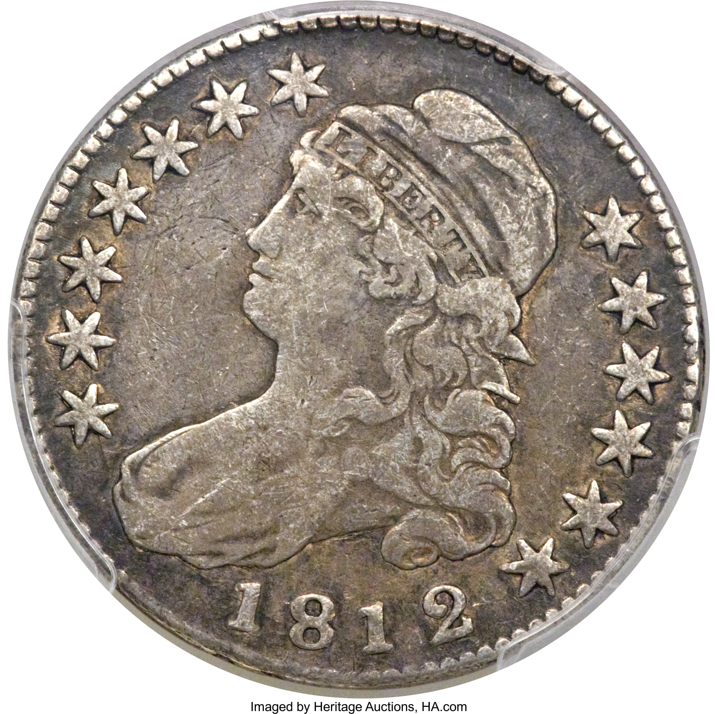 image for: 1812/1 50C Large 8, O-101, Low R.5, VF20 PCGS....
