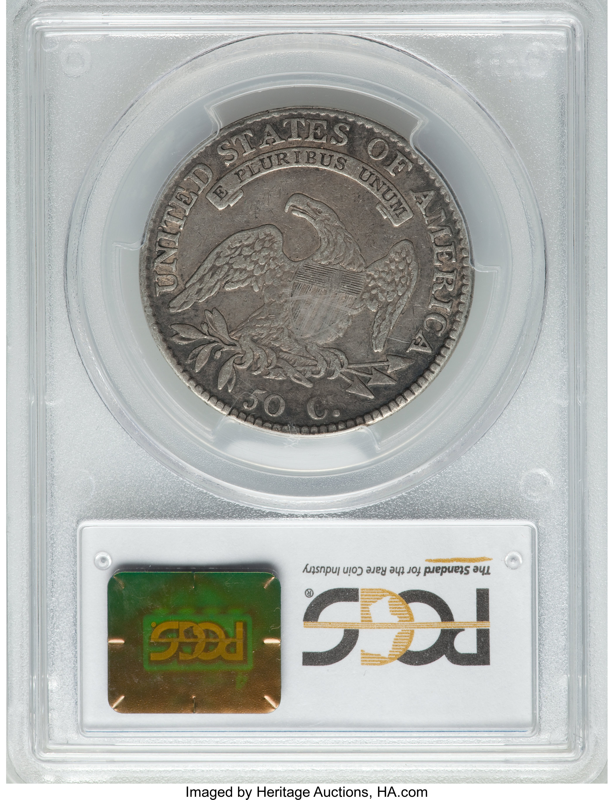image for: 1812/1 50C Large 8, O-101, Low R.5, VF20 PCGS....