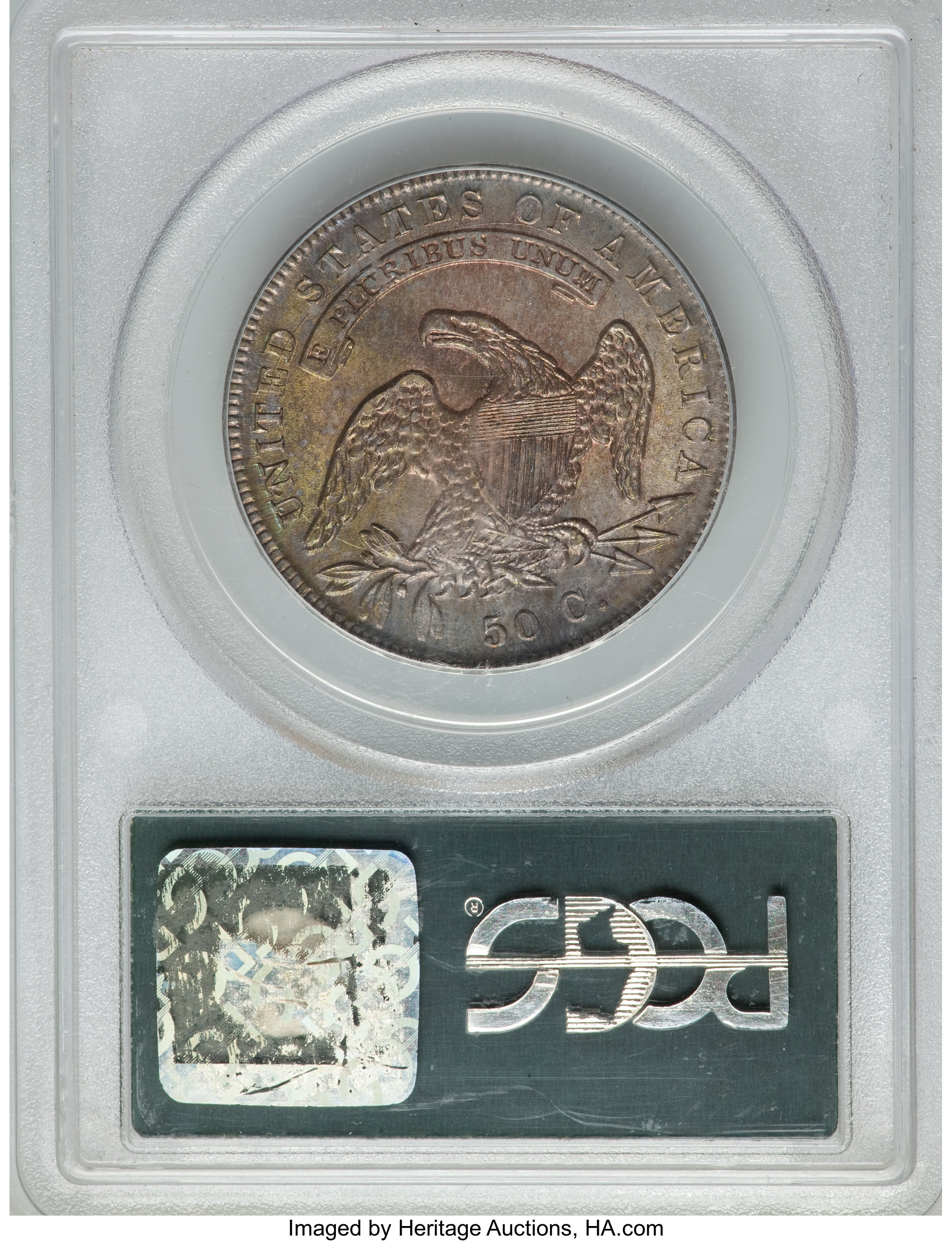 image for: 1836 50C Lettered Edge, O-104a, R.3, MS63 PCGS....
