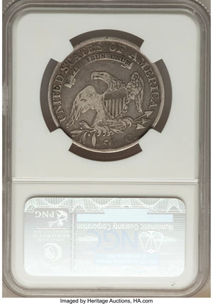 image for: 1810 50C O-108, R.3, Fine 12 NGC. NGC Census: (1/10). PCGS Population (0/6). ...