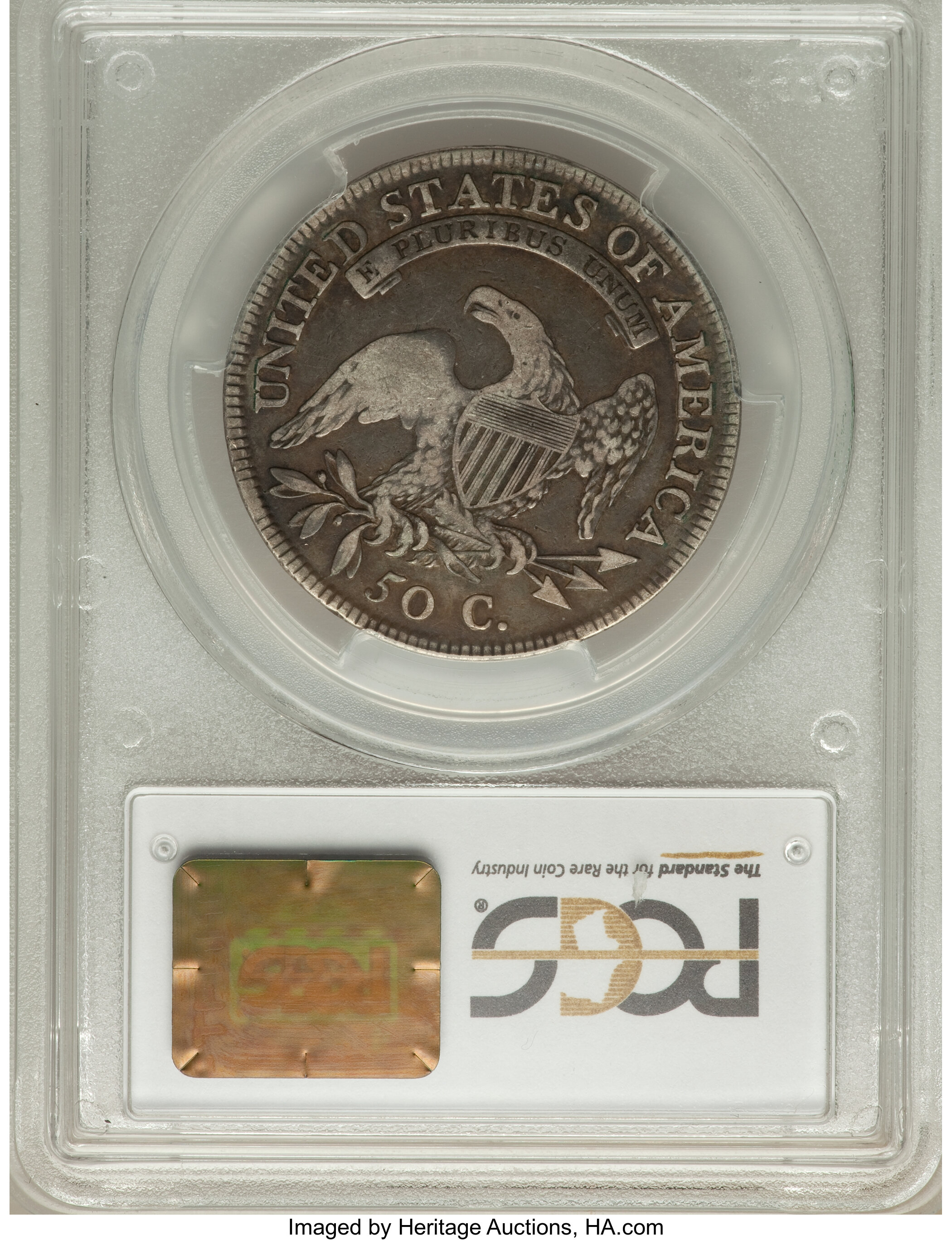 image for: 1810 50C O-102, R.1, VG10 PCGS. PCGS Population (1/12). NGC Census: (0/13). Mintage: 1,276,276. ...