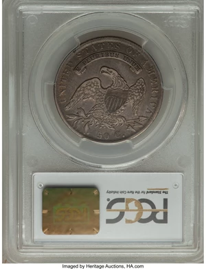 image for: 1834 50C Small Date, Small Letters, O-110, R.3, XF45 PCGS. PCGS Population (2/2). NGC Census: (0/0). ...