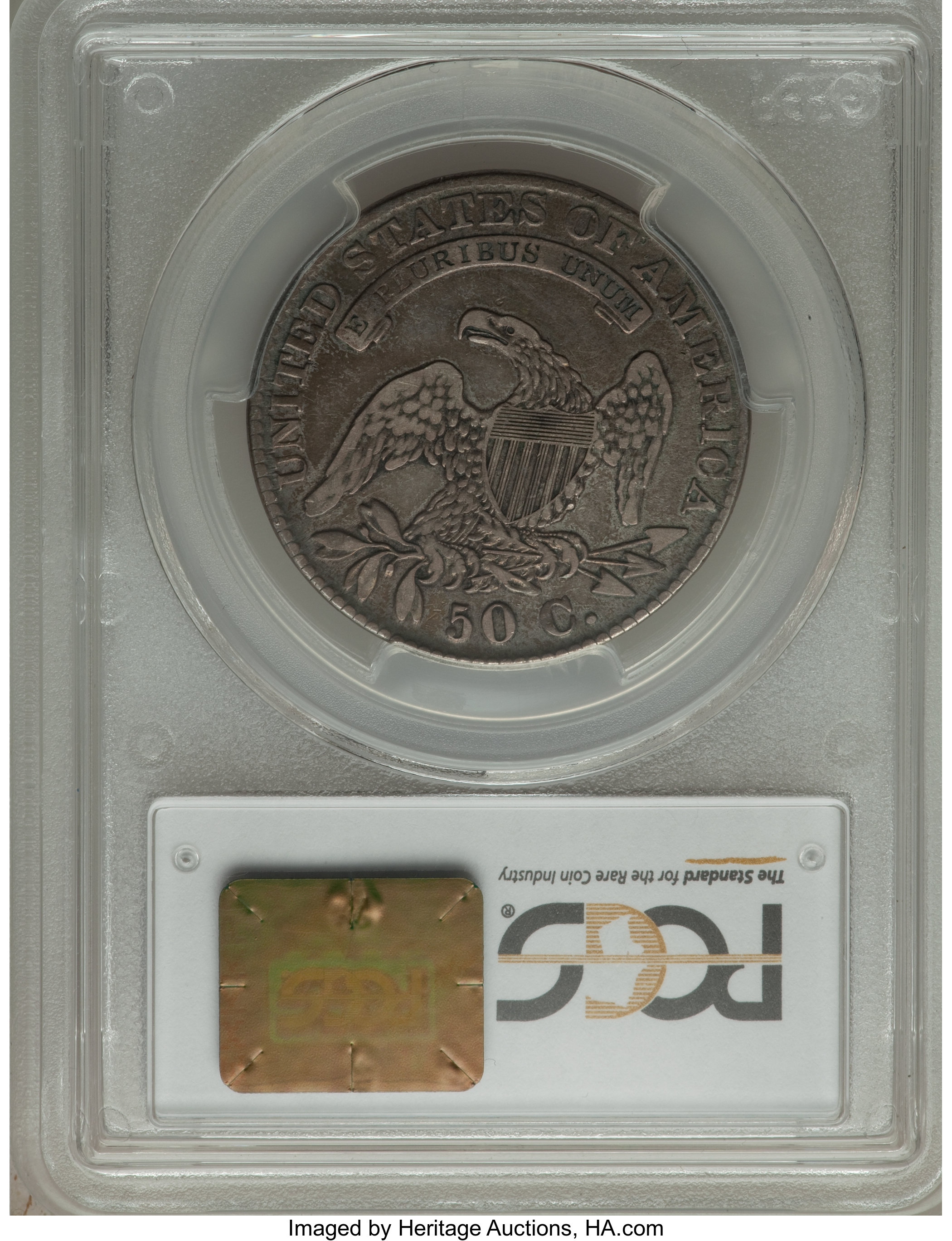 image for: 1830 50C Small 0, O-104, R.3, VF30 PCGS. PCGS Population (1/7). NGC Census: (1/22). Mintage: 4,764,800. ...