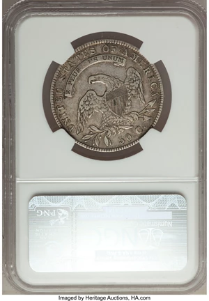 image for: 1835 50C O-101, R.1, XF40 NGC. NGC Census: (4/29). PCGS Population (4/14). ...